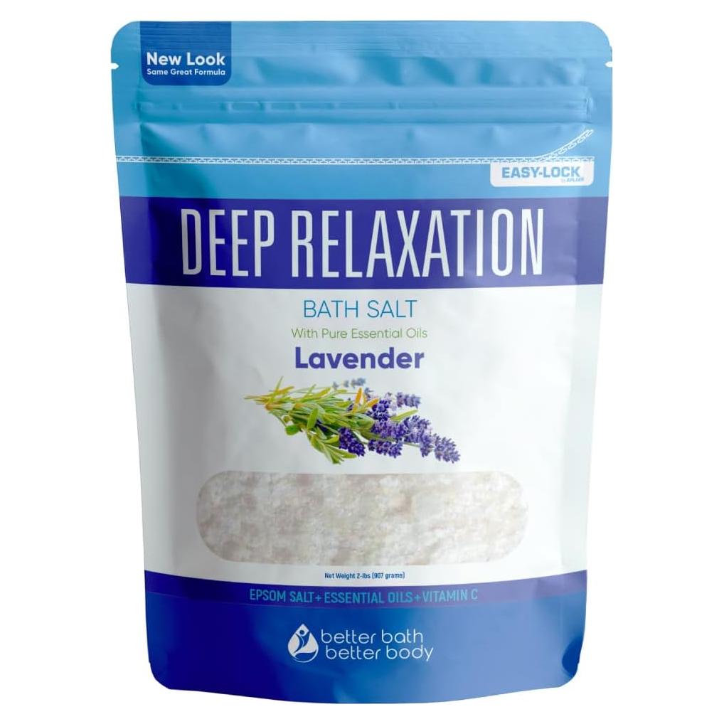Sal de Baño Relajante 32 Onzas Better Bath con Lavanda