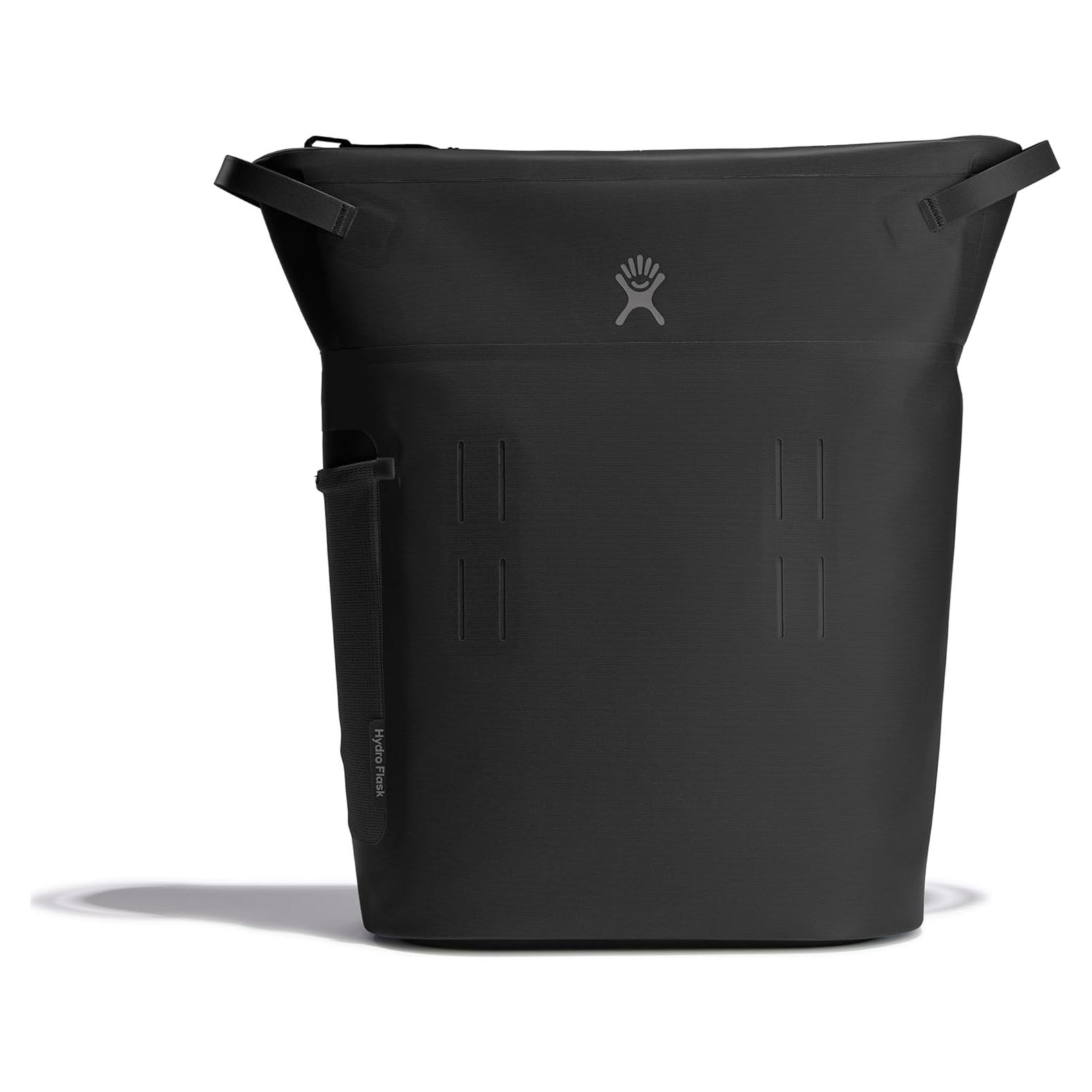 Nevera suave Hydro Flask 20L negra para camping y senderismo