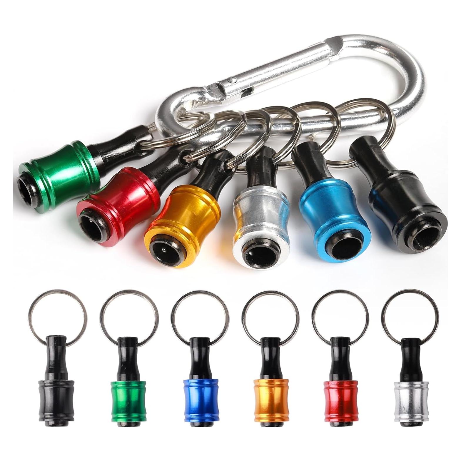 Soporte de Puntas Katerk 6 Pcs 1/4" Hexagonal Aluminio