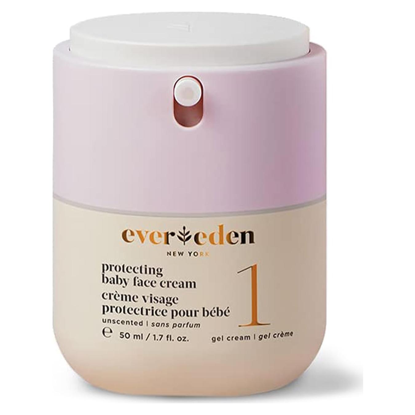 Crema Gel Hidratante Facial para Bebés Evereden 50 ml - Piel Normal