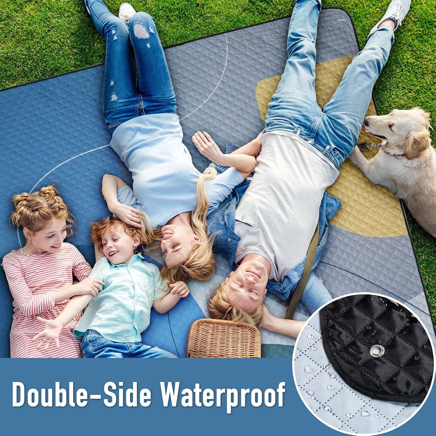 Manta de Picnic Extra Grande PY SUPER MODE Impermeable 210x200 cm