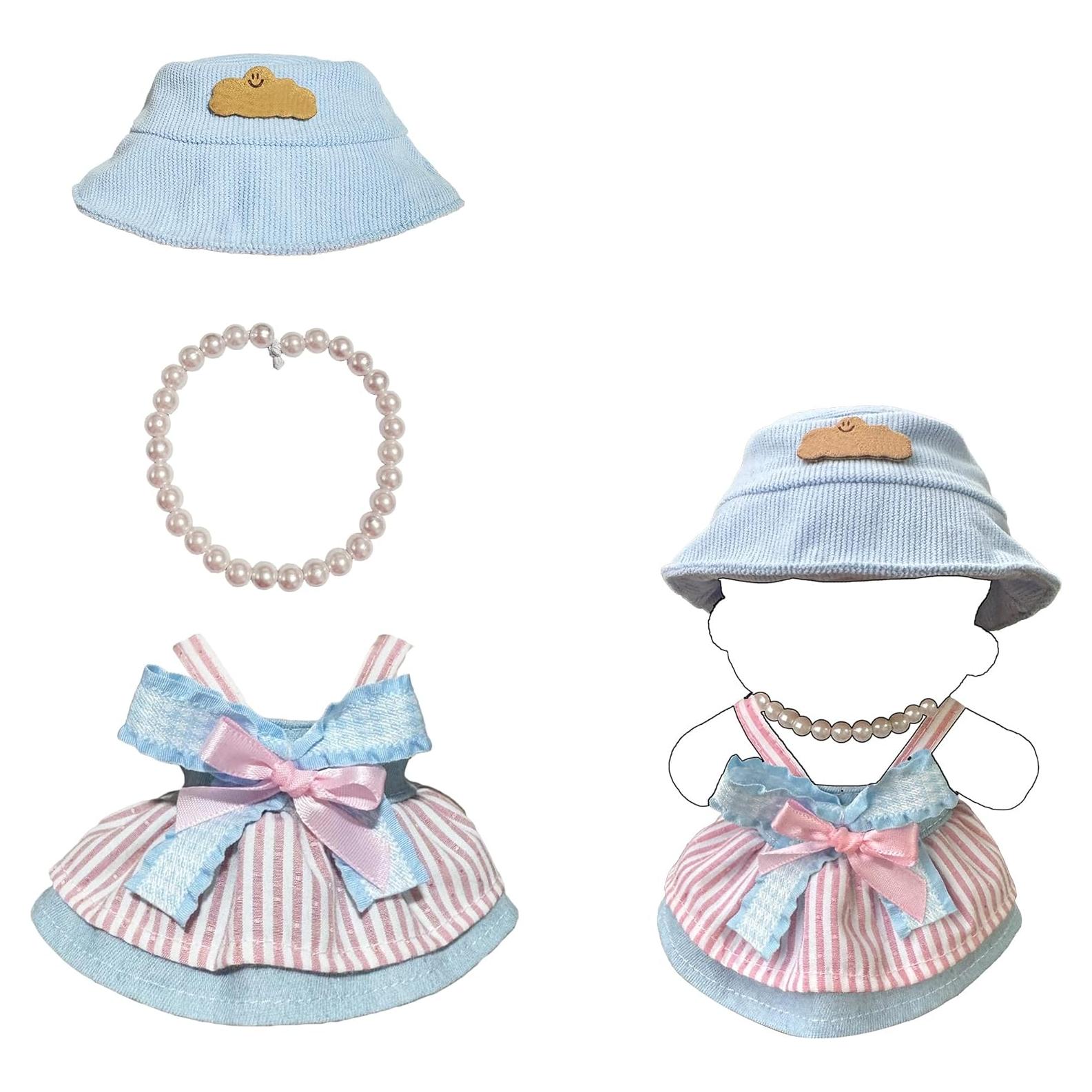 Conjunto de Ropa para Muñecas 17cm YJLUMI - 3 Piezas Rosa