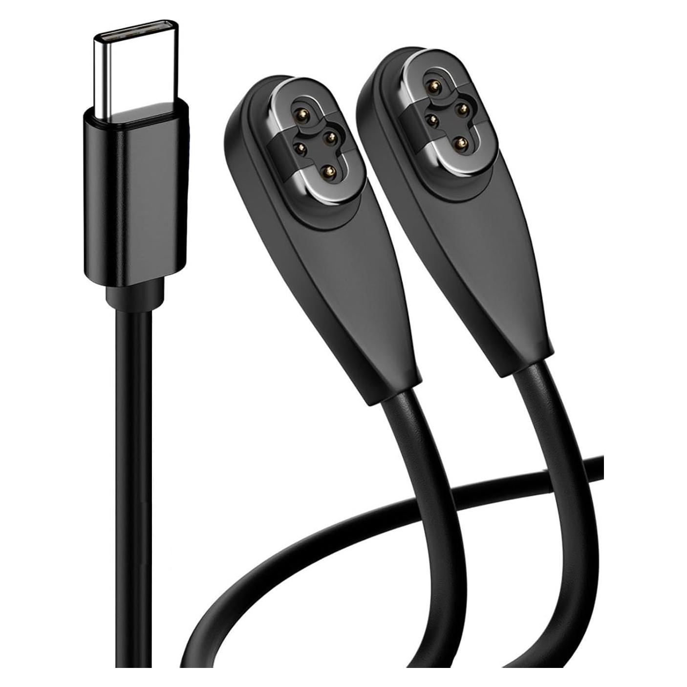 Paquete de 2 cables USB C Shokz S710 carga magnética 1m