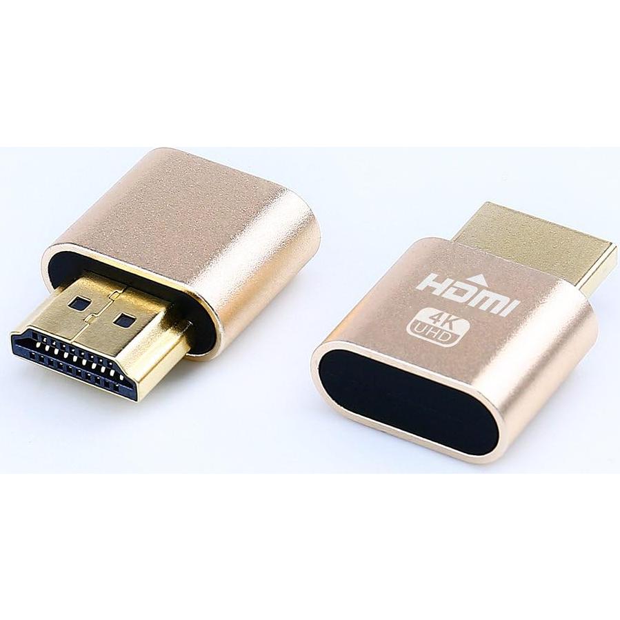 Adaptador HDMI Dummy 4K DTECH NXA200 para PC sin Monitor