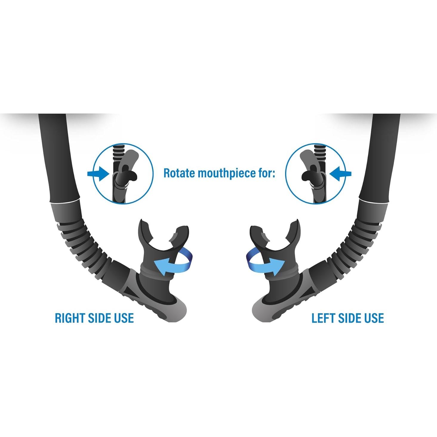 Snorkel SEAC Reverse Dry Talla Única Tiffany Silicona