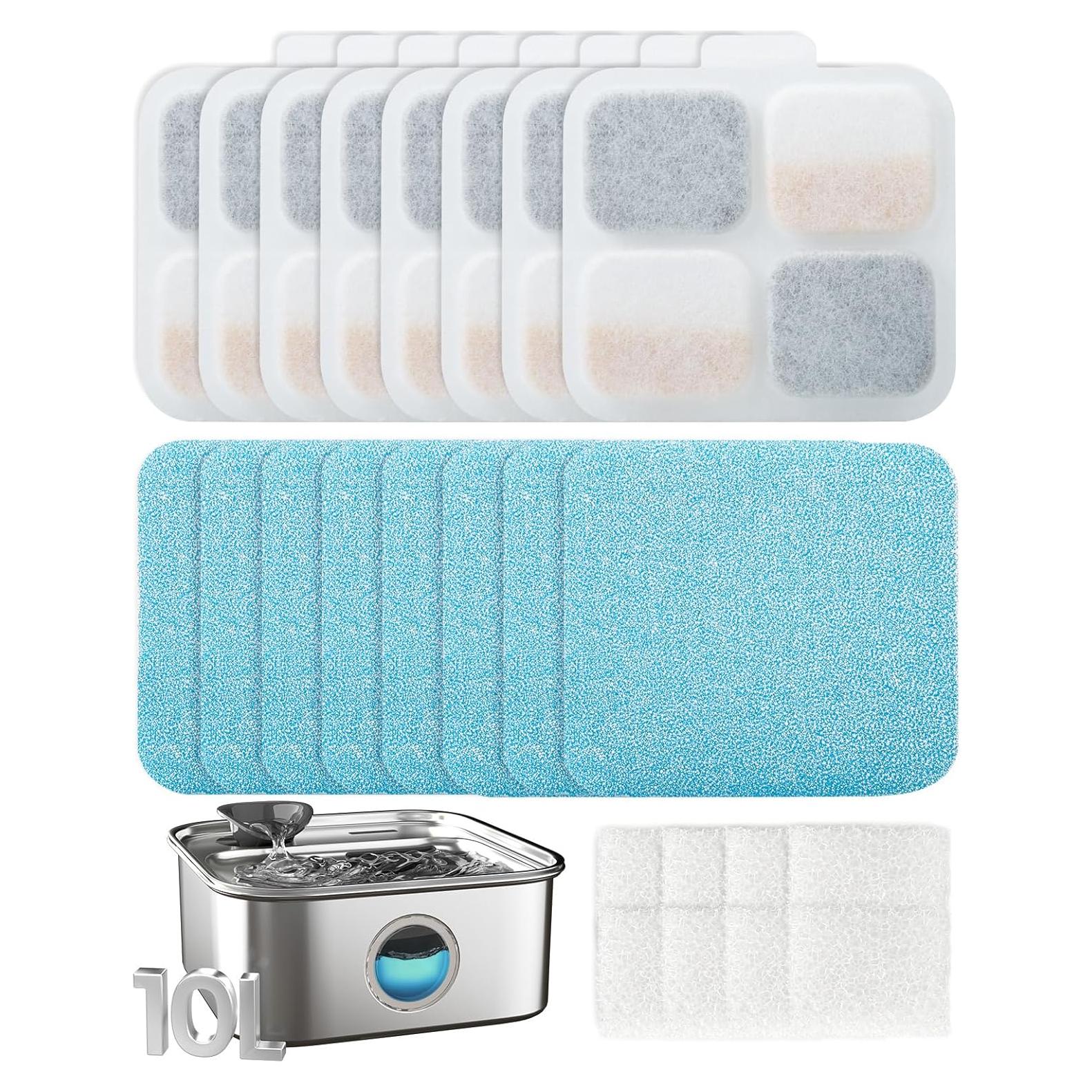 Filtros para Fuente de Agua para Perros oneisall PW07 10L