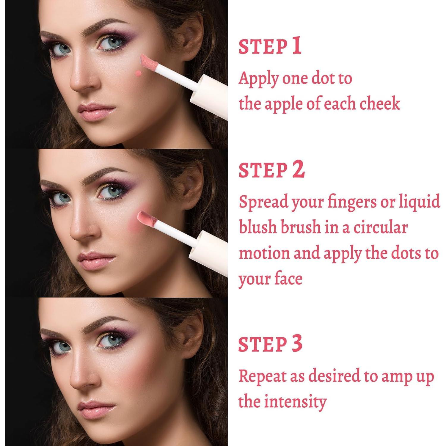 Rubor Líquido UCANBE 01 Rosa - Larga Duración y Brillante