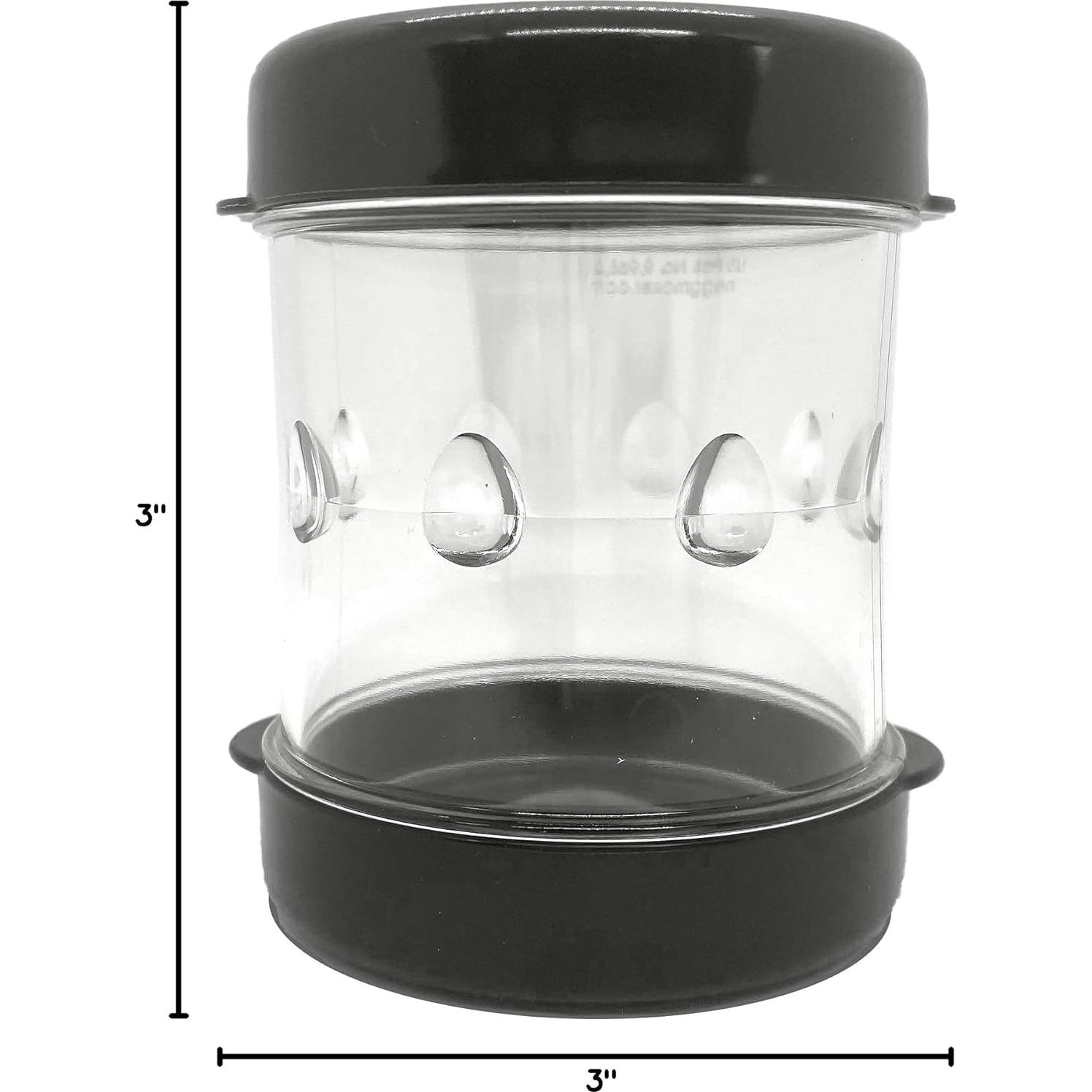 Pelador de Huevos Cocidos NEGG Negro - Manual, Compacto, Acero Inoxidable