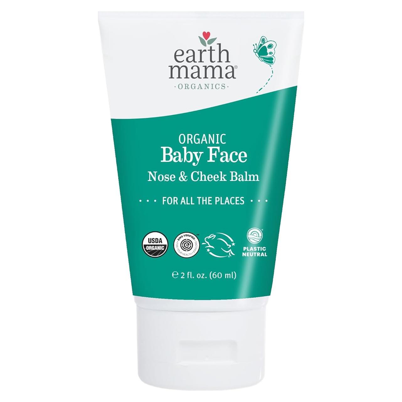 Bálsamo Orgánico Earth Mama 59 ml para Cara y Mejillas