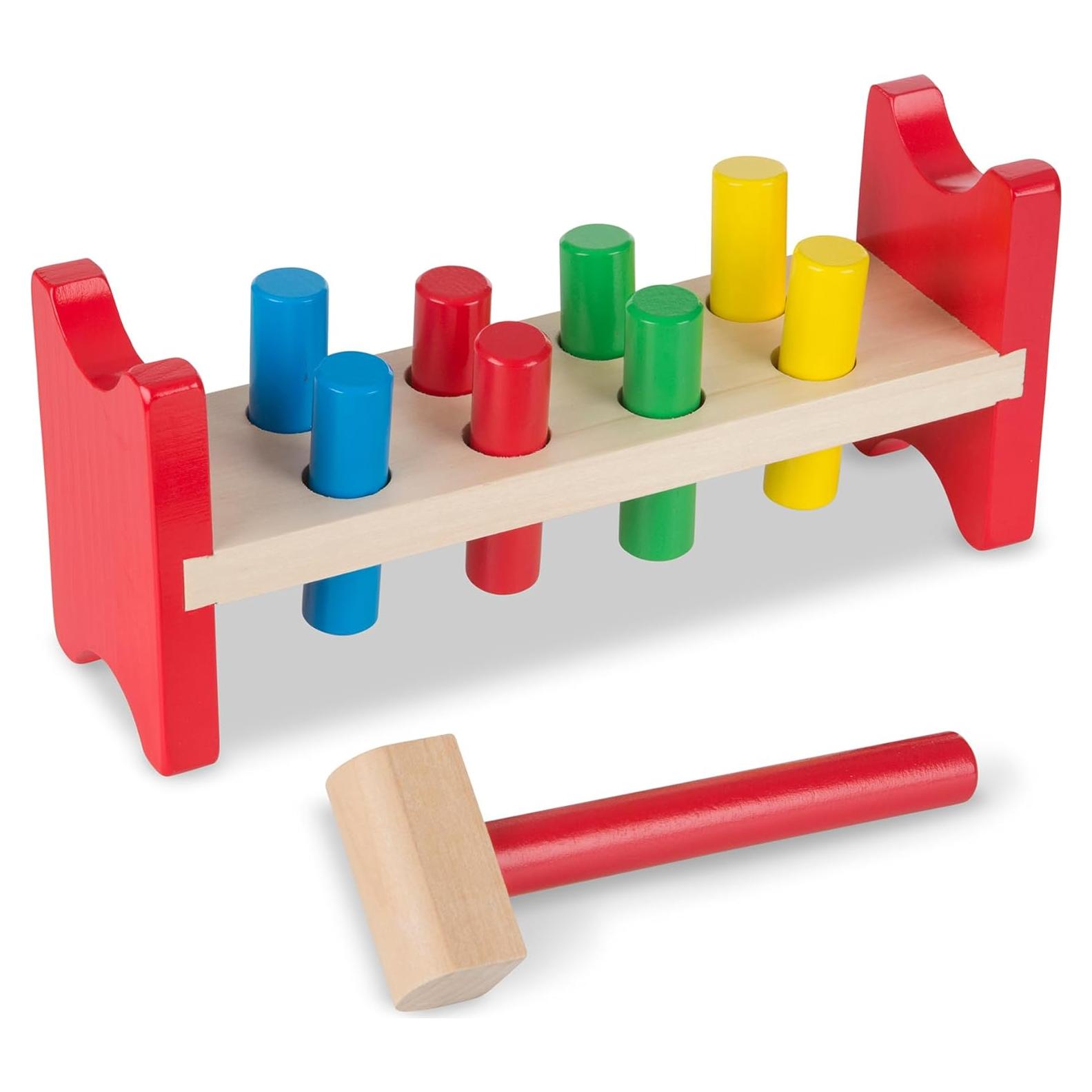 Juguete de Madera Golpea-Clavo Melissa & Doug - 28x12cm