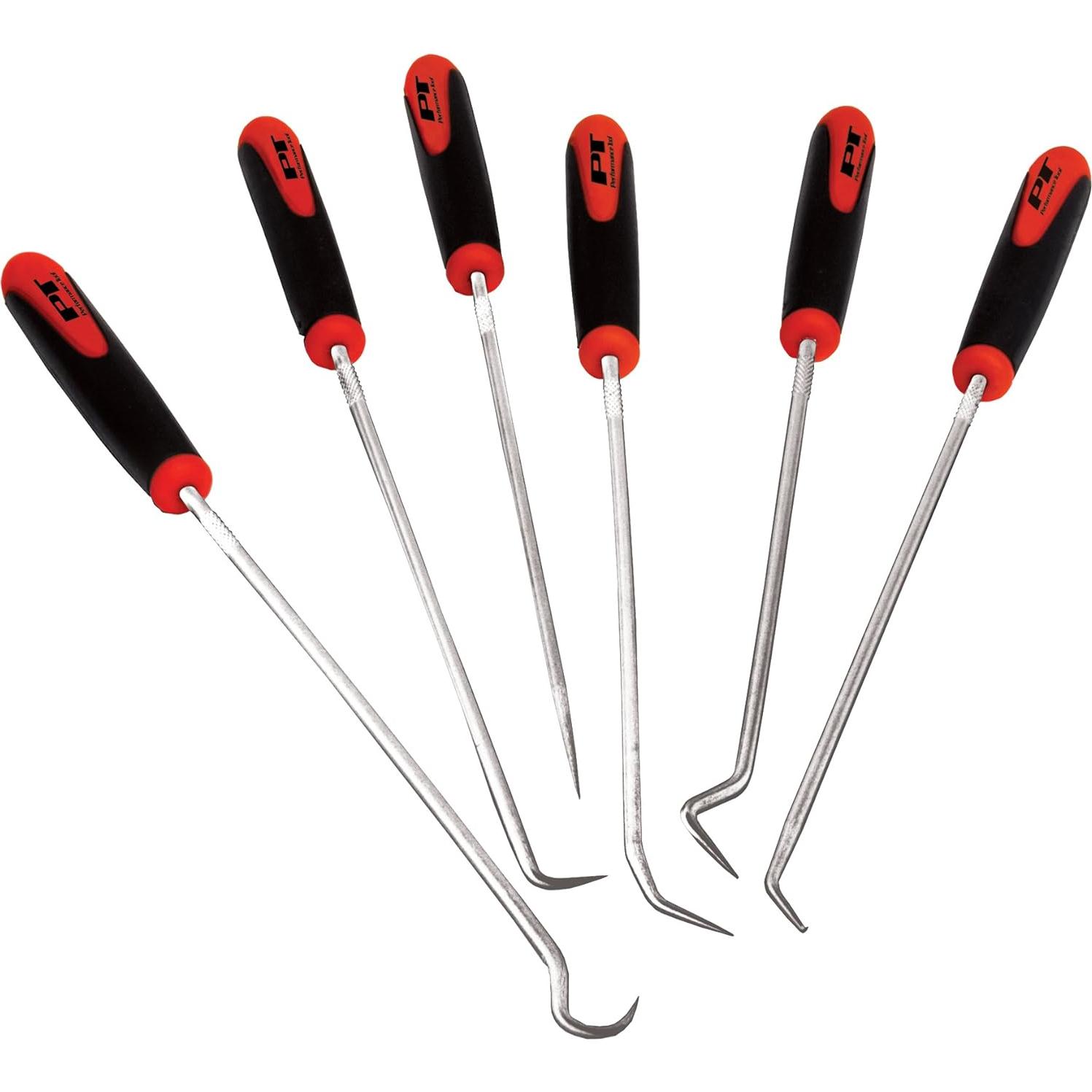 Juego de Herramientas de Gancho y Púa Performance Tool W942, 6 Piezas