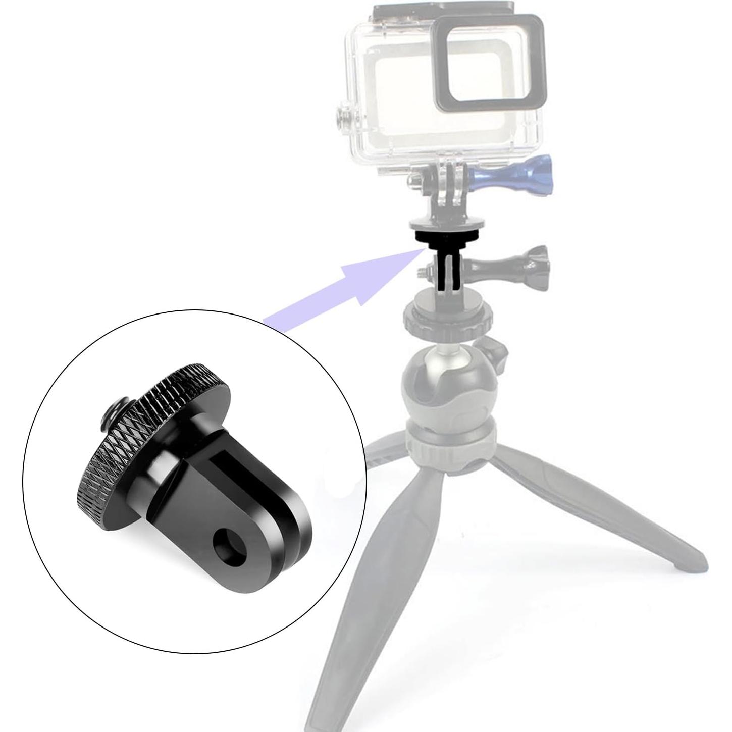 Adaptador de Montaje de Trípode LXYHUAL 1/4"-20 2 Piezas