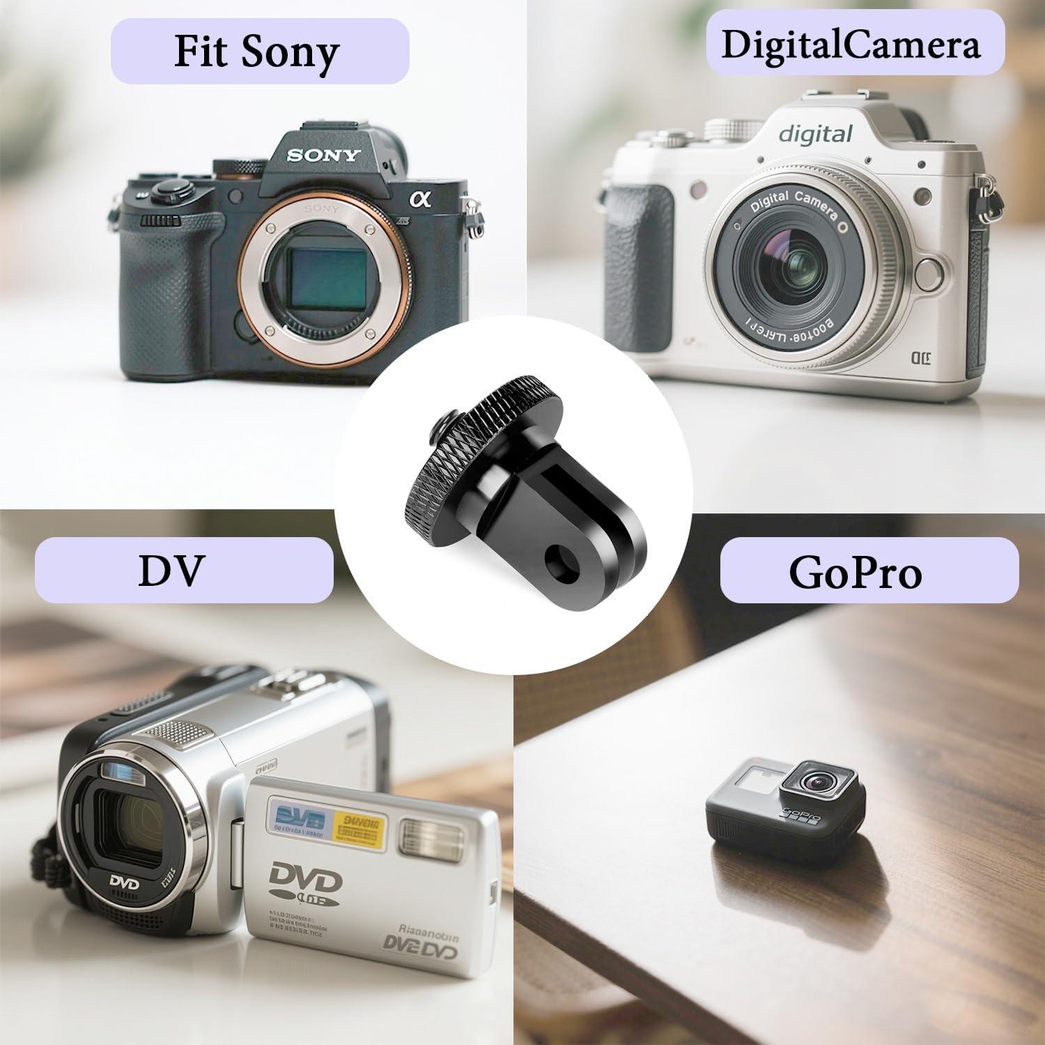 Adaptador de Montaje de Trípode LXYHUAL 1/4"-20 2 Piezas