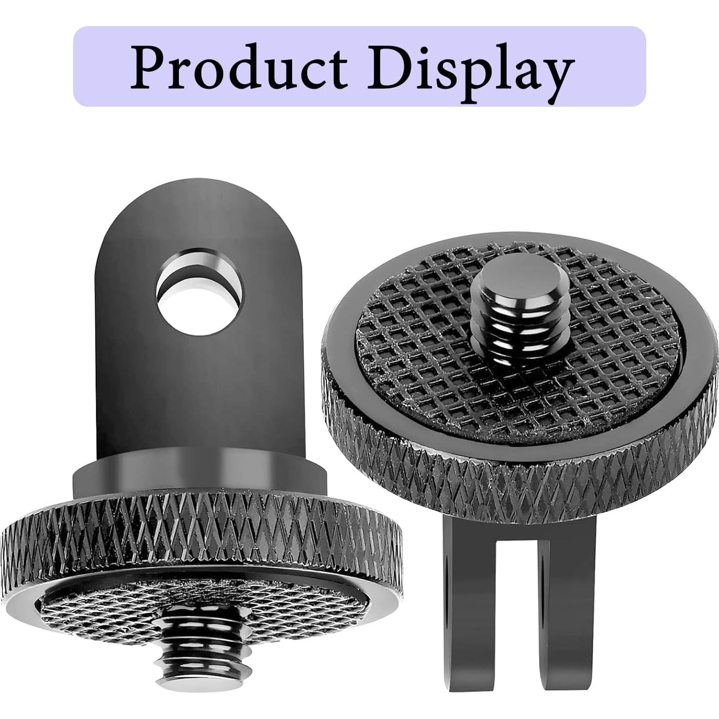 Adaptador de Montaje de Trípode LXYHUAL 1/4"-20 2 Piezas