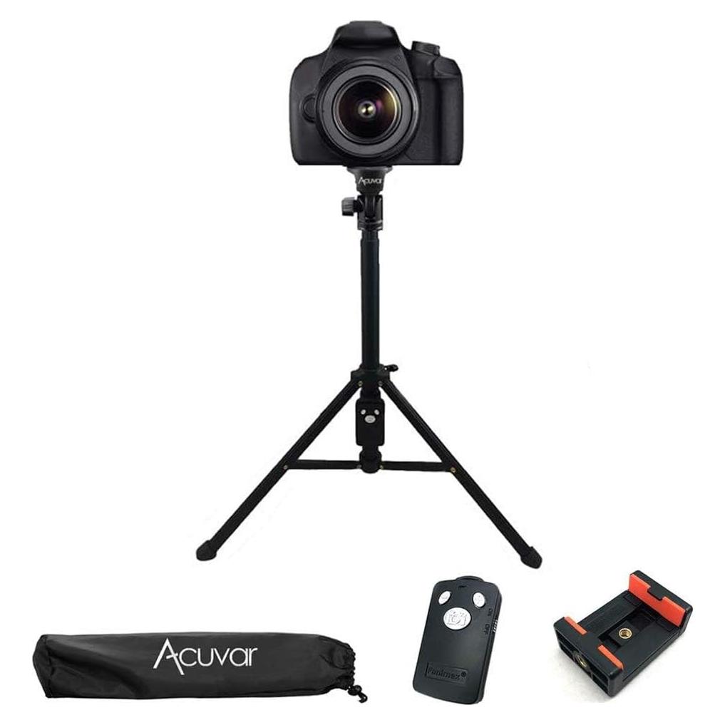 Trípode Profesional Acuvar 203.2 cm Ajustable Aluminio DSLR