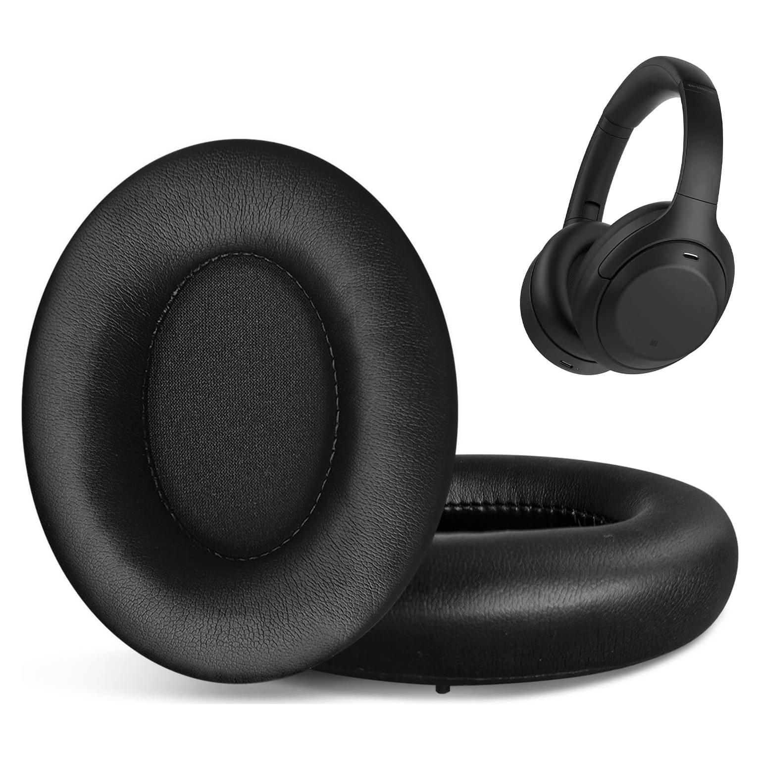 Almohadillas de Repuesto Hopopower para Auriculares Sony WH-1000XM4 - Espuma Aislante Negra