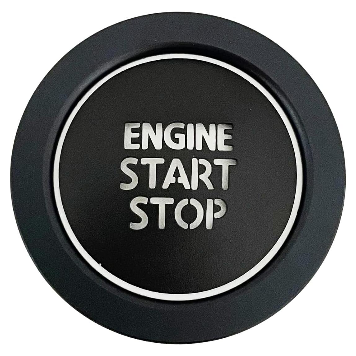 Cubierta de Botón de Inicio Toyota Tacoma - Aluminio Negro