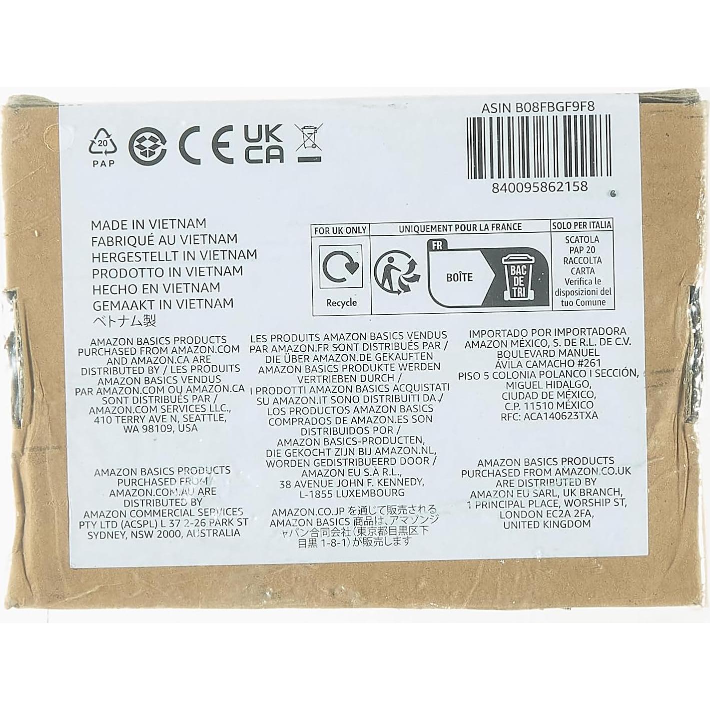 Cable DisplayPort 1.4 Amazon Basics 0.91m 8K@60Hz HDR Negro