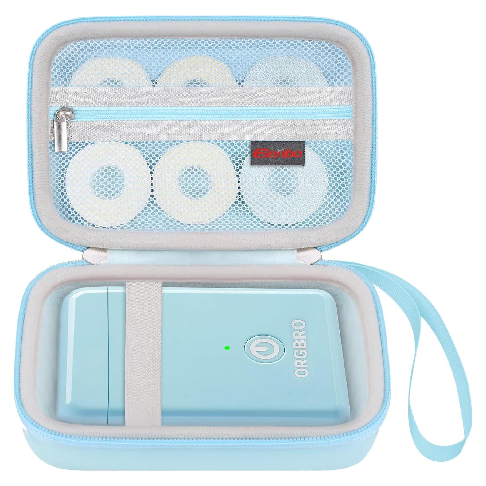 Funda de Transporte Elonbo para Máquina de Etiquetas ORGBRO X1 Azul