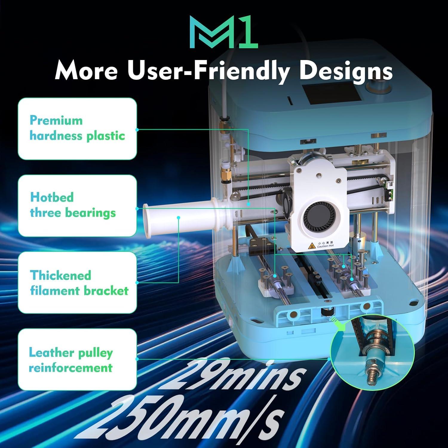 Impresora 3D Mini Geeetech M1 para Niños y Principiantes