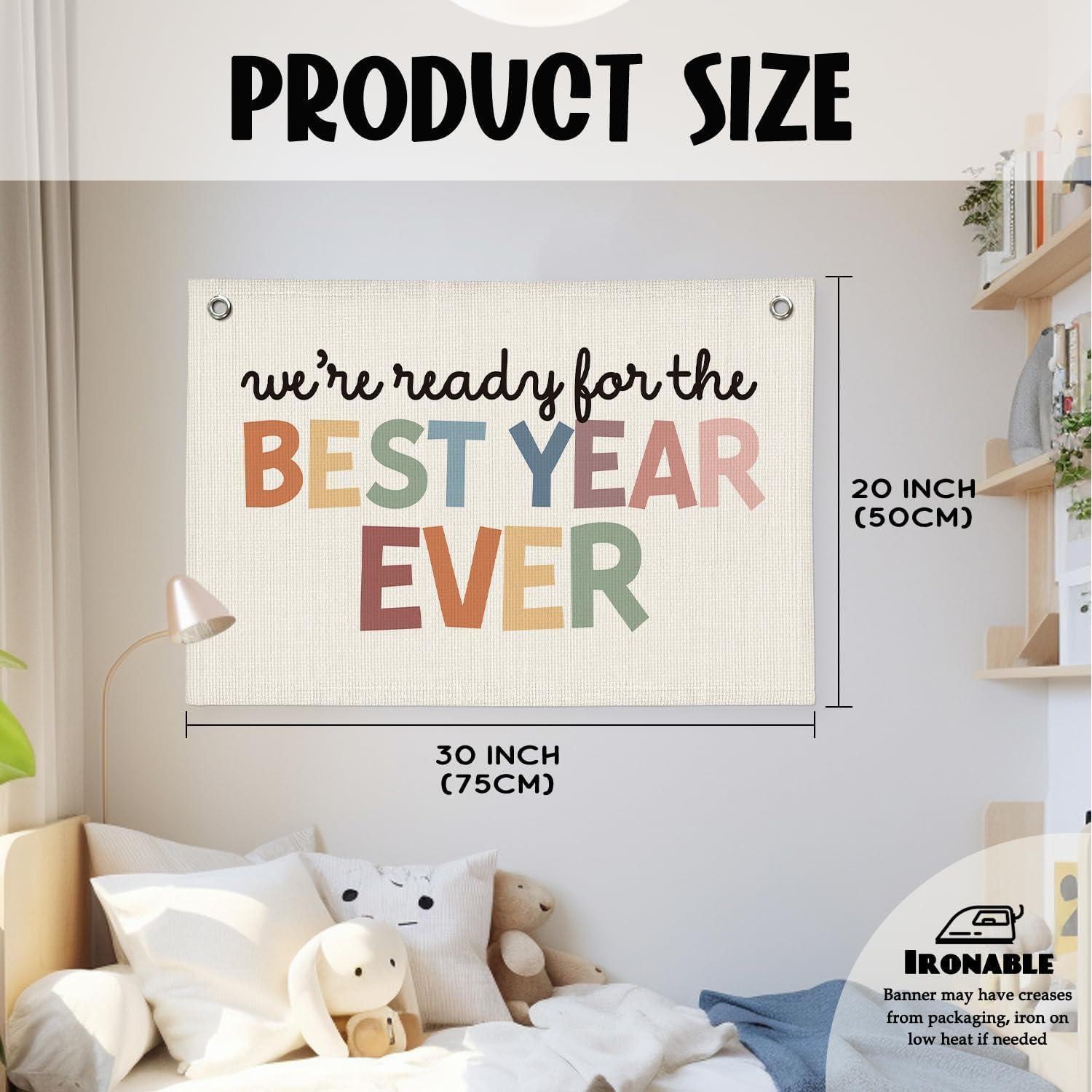 Banner de Lienzo Decorativo Boho Wheatwin 50.8x76.2 cm