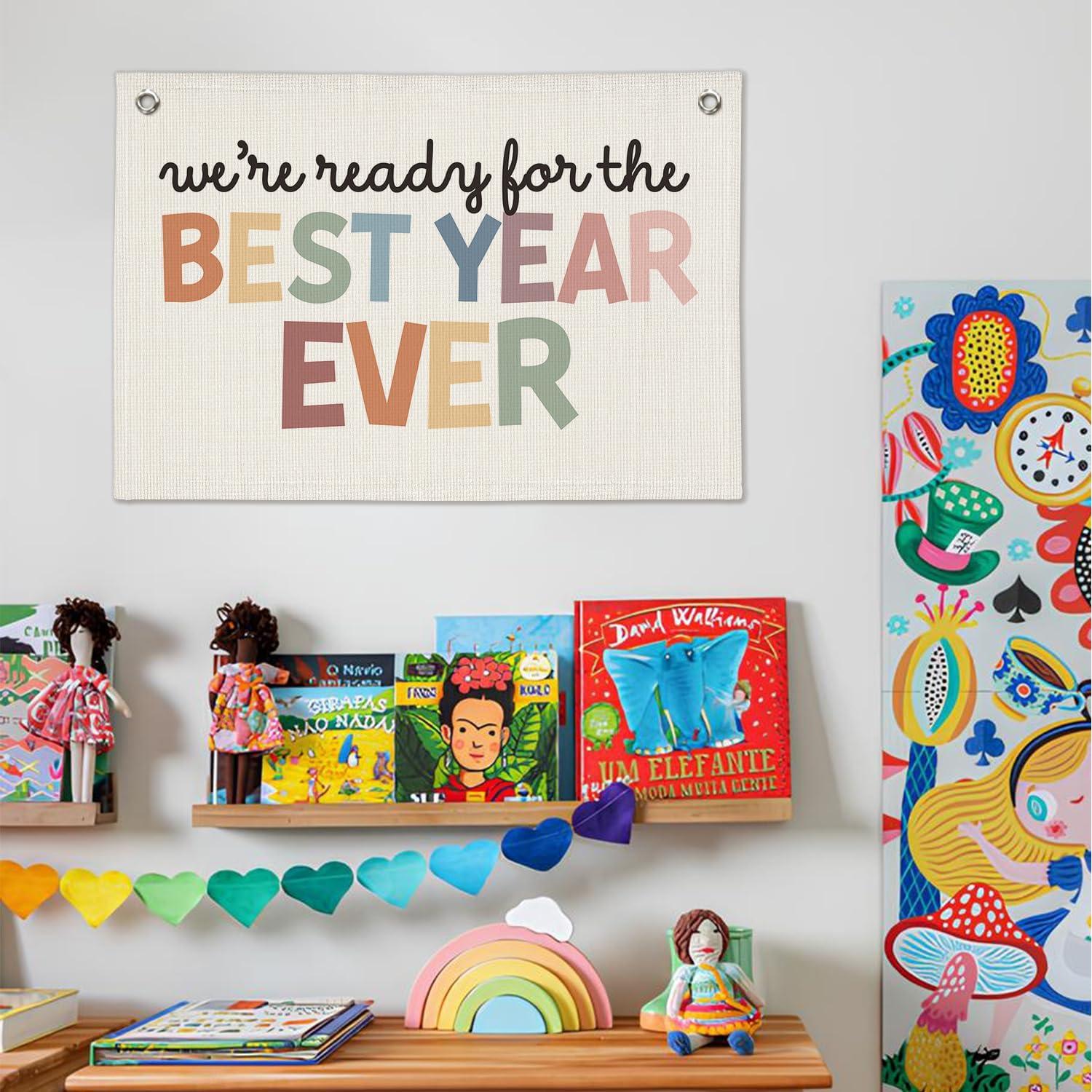 Banner de Lienzo Decorativo Boho Wheatwin 50.8x76.2 cm