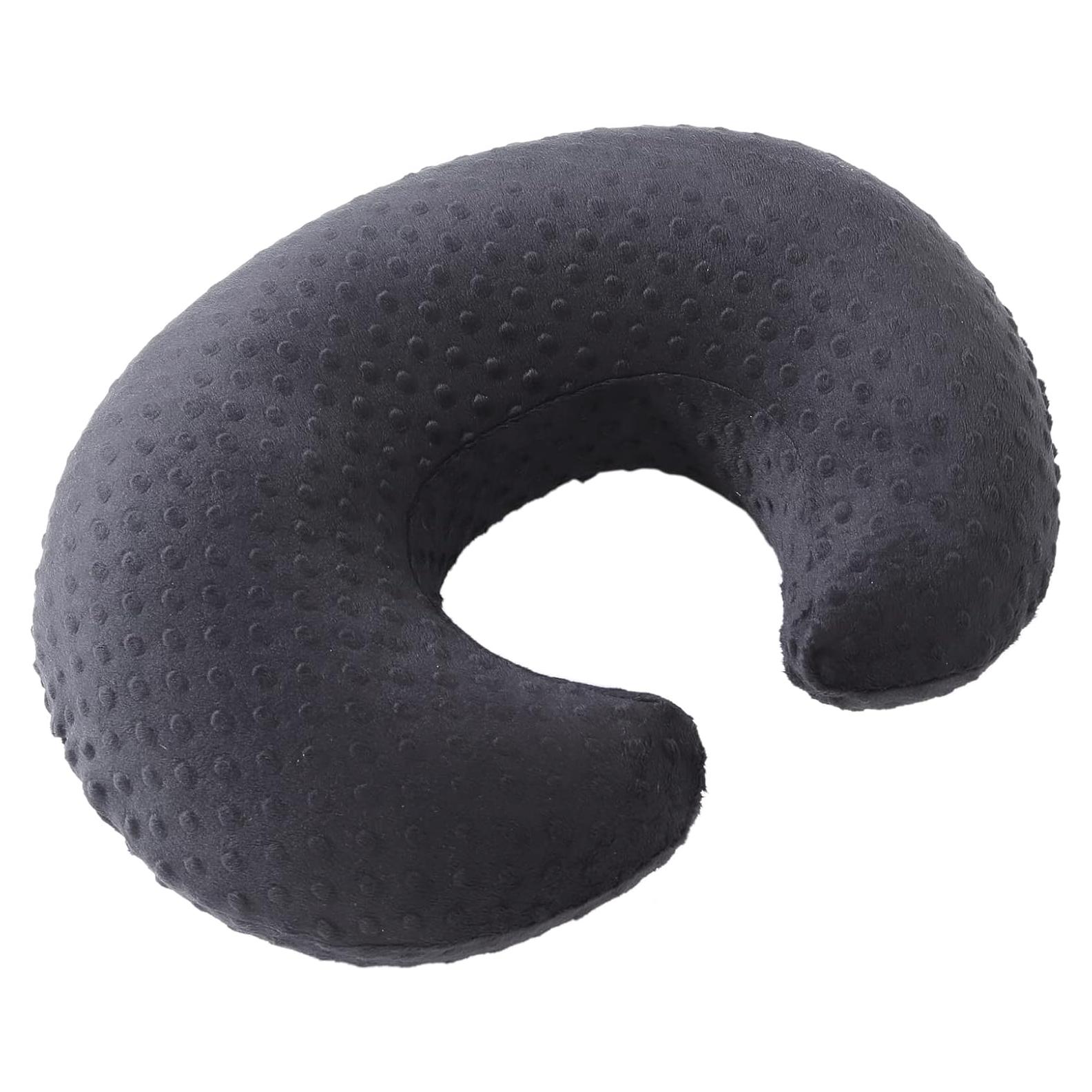 Funda de Almohada de Lactancia DONOMILO Negra Transpirable 55.88x44.96cm