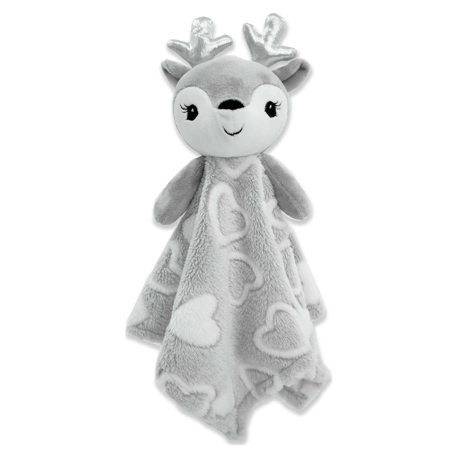 Manta de Seguridad de Felpa Jardín de Junio - Ciervo 38.1x38.1cm