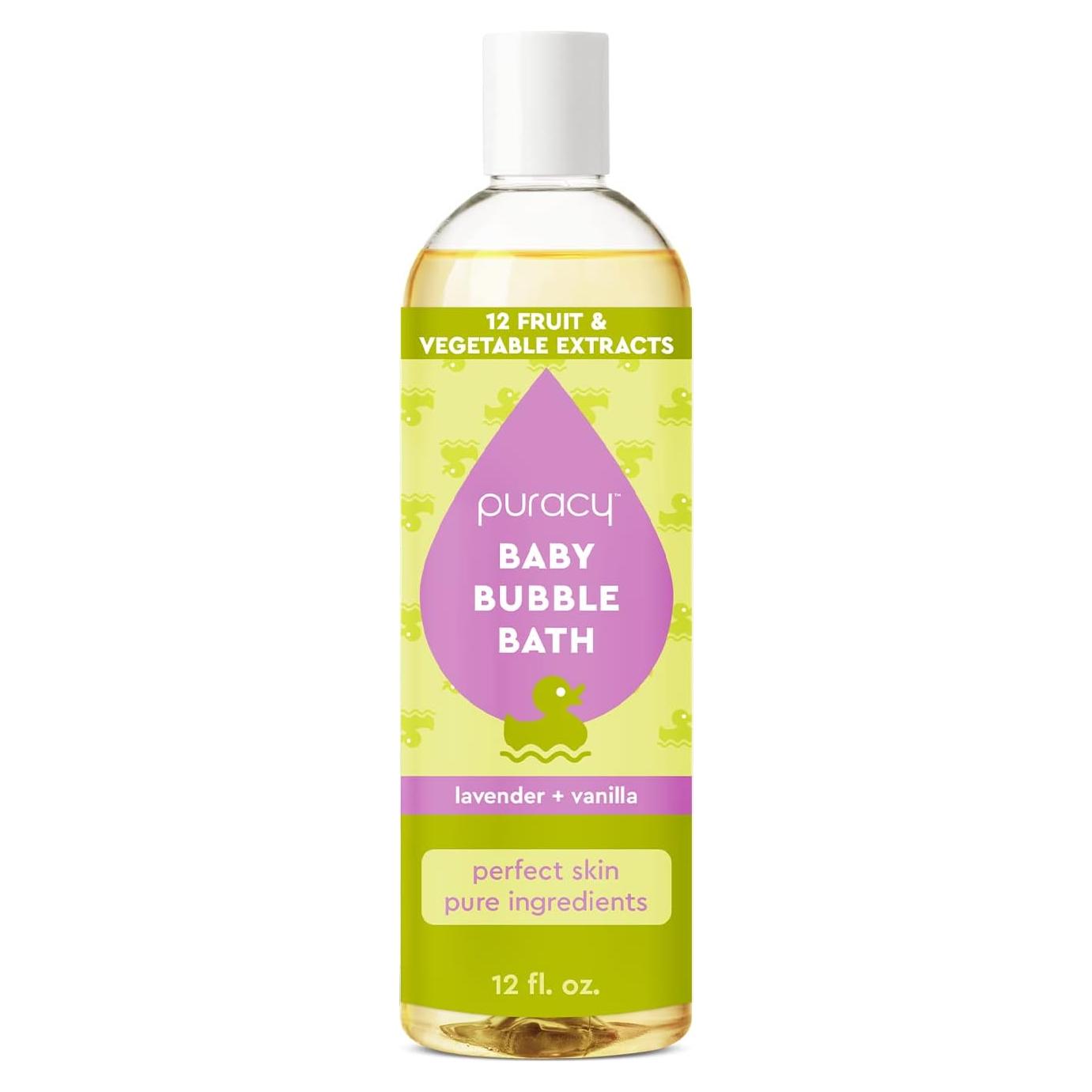 Baño de burbujas Puracy para niños 354.88 ml lavanda vainilla