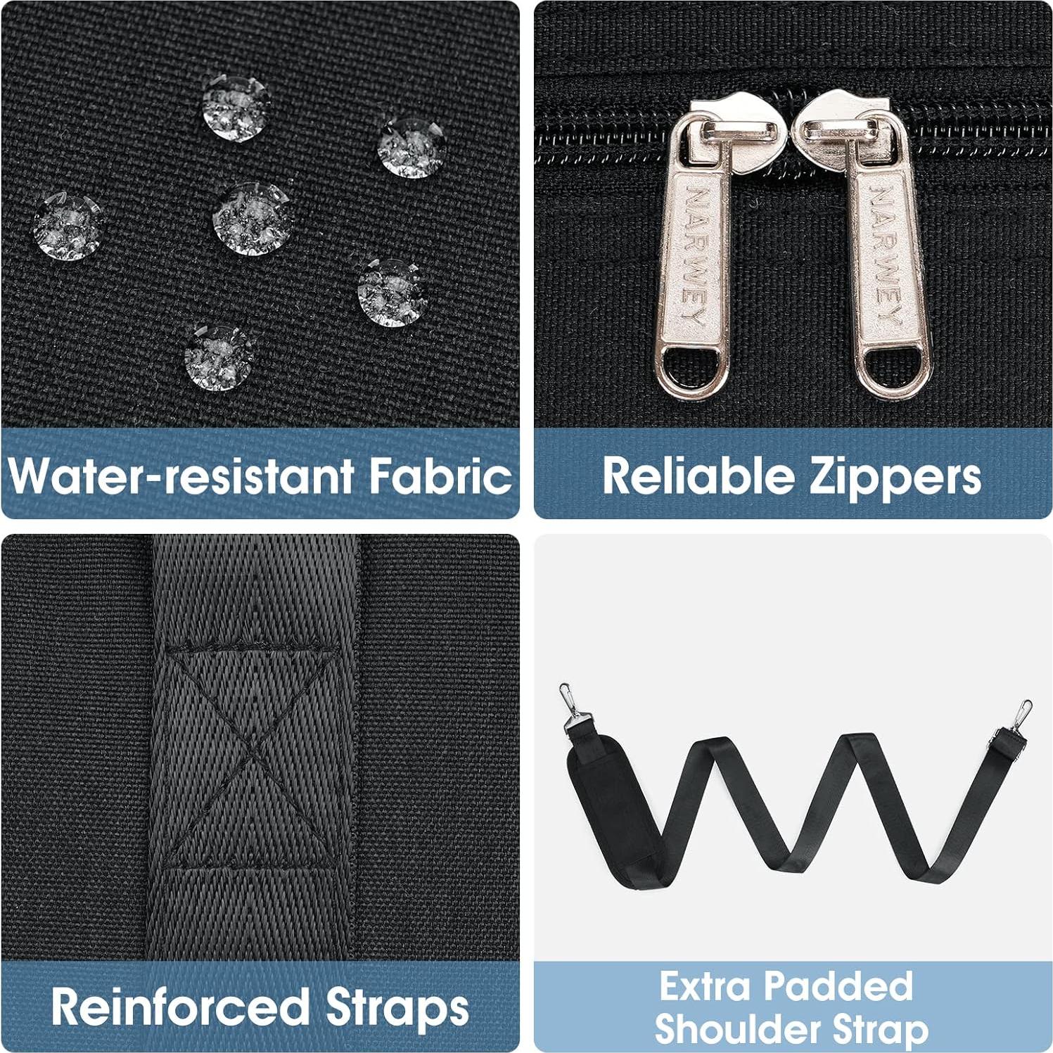 Bolsa de Viaje Plegable Narwey 30L Negra para Spirit Airlines