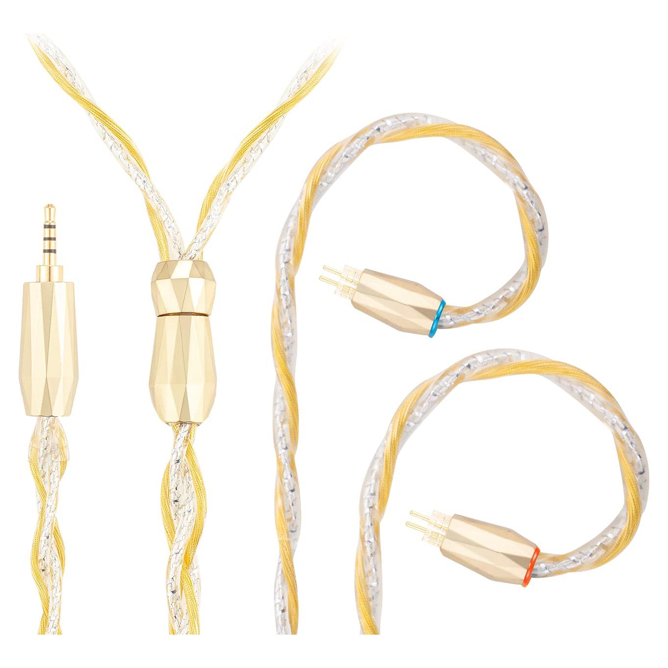 Cable Balanceado SYRNARN SN125K 0.78mm 2Pin 2.5mm Cobre Plata