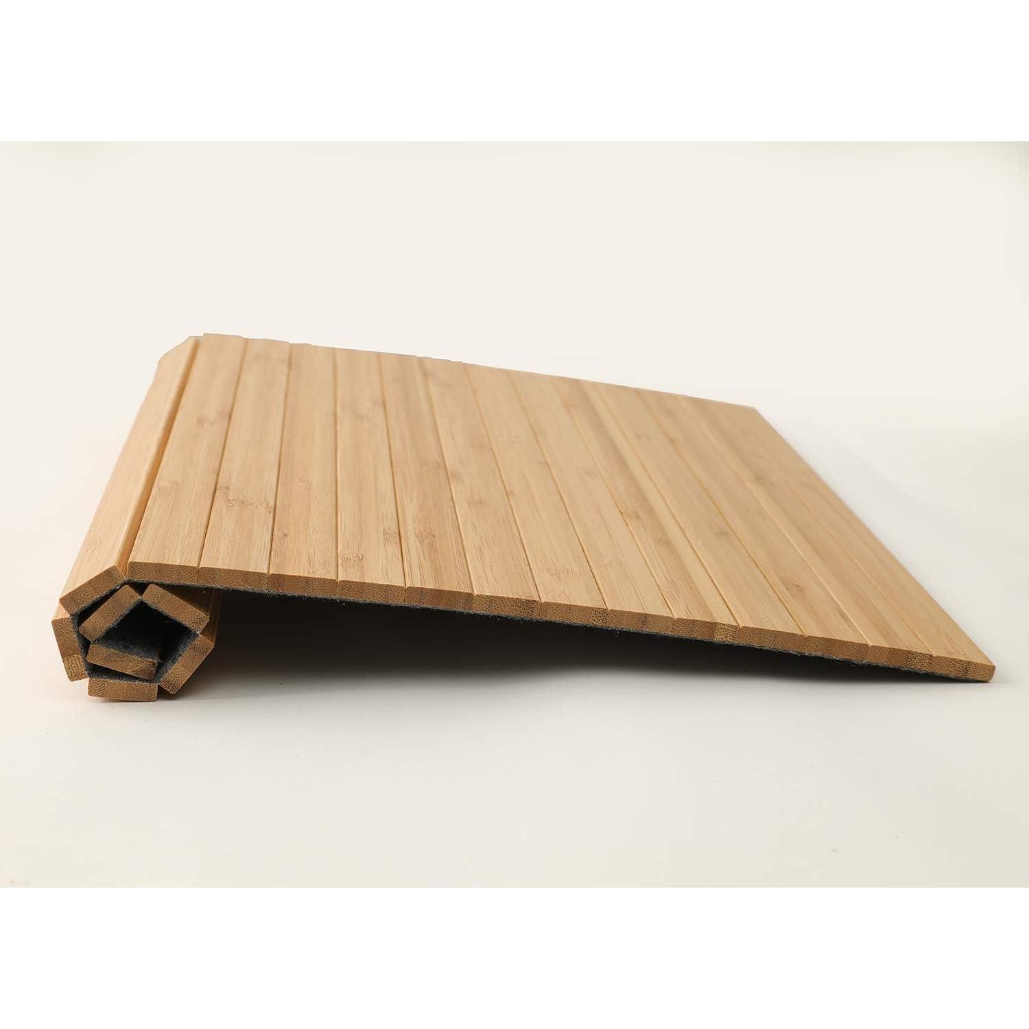 Mesa de bandeja para brazo de sofá GEHE - Bambú Natural 41.9x33.7 cm