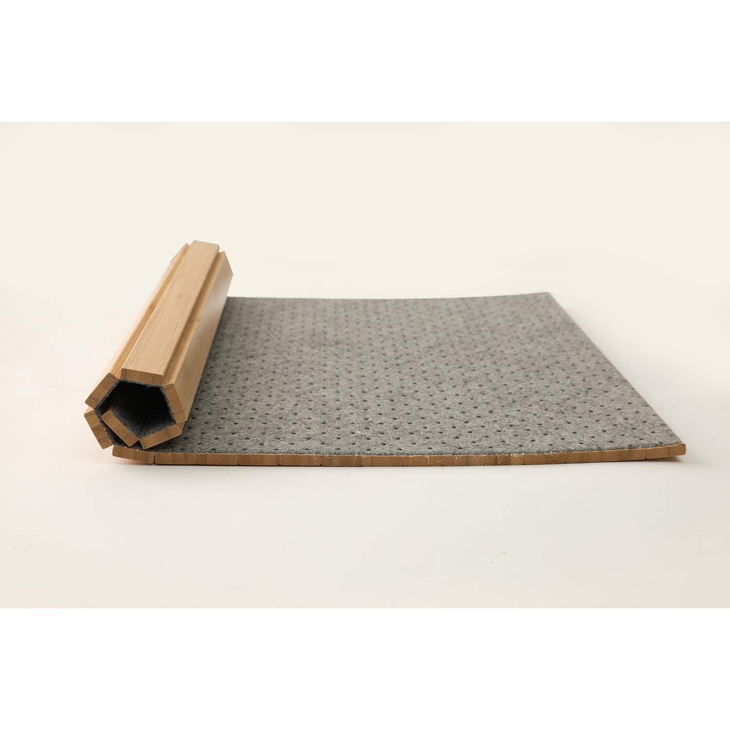 Mesa de bandeja para brazo de sofá GEHE - Bambú Natural 41.9x33.7 cm