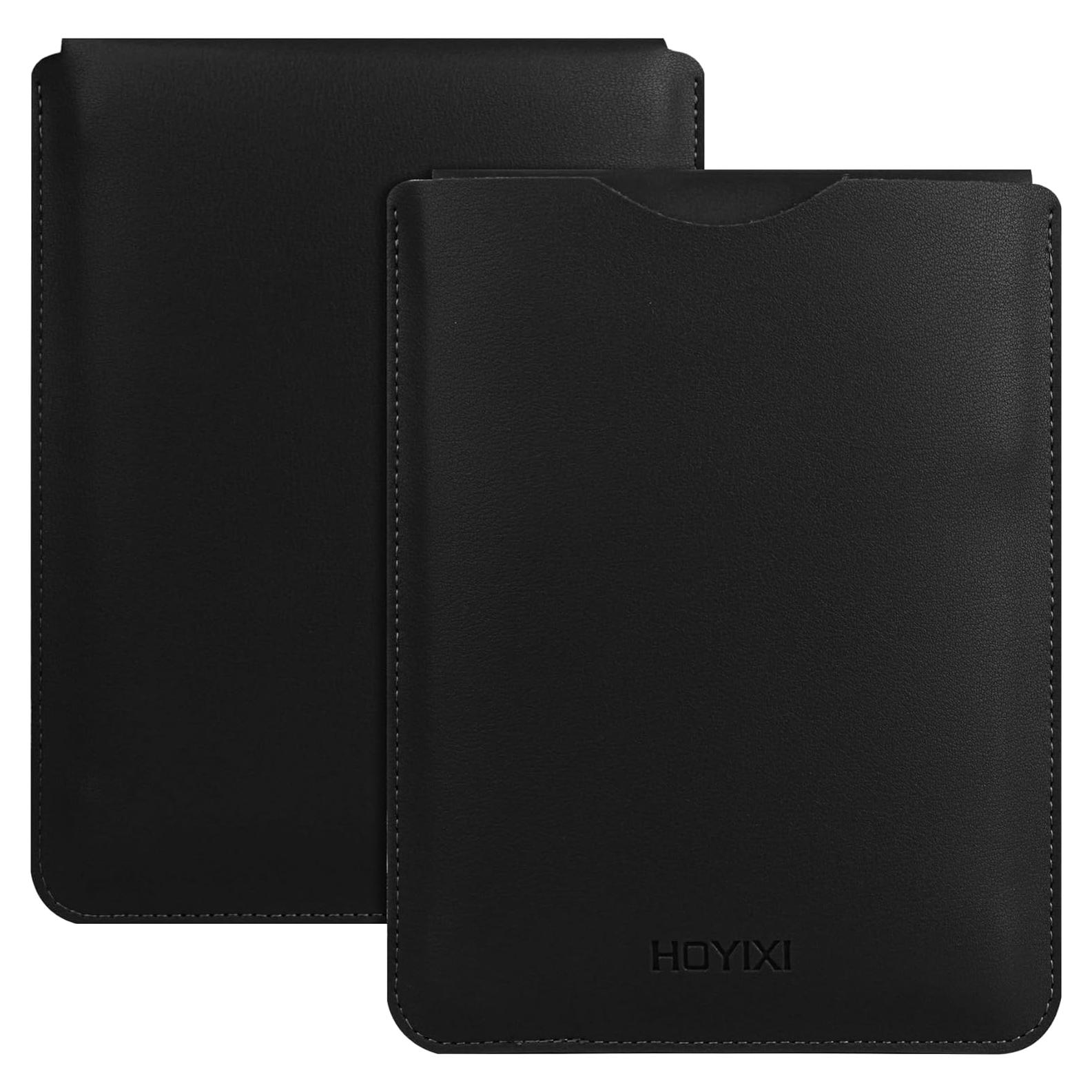Funda Universal para E-Book 6" SOMEI Cuero Ecológico Negra
