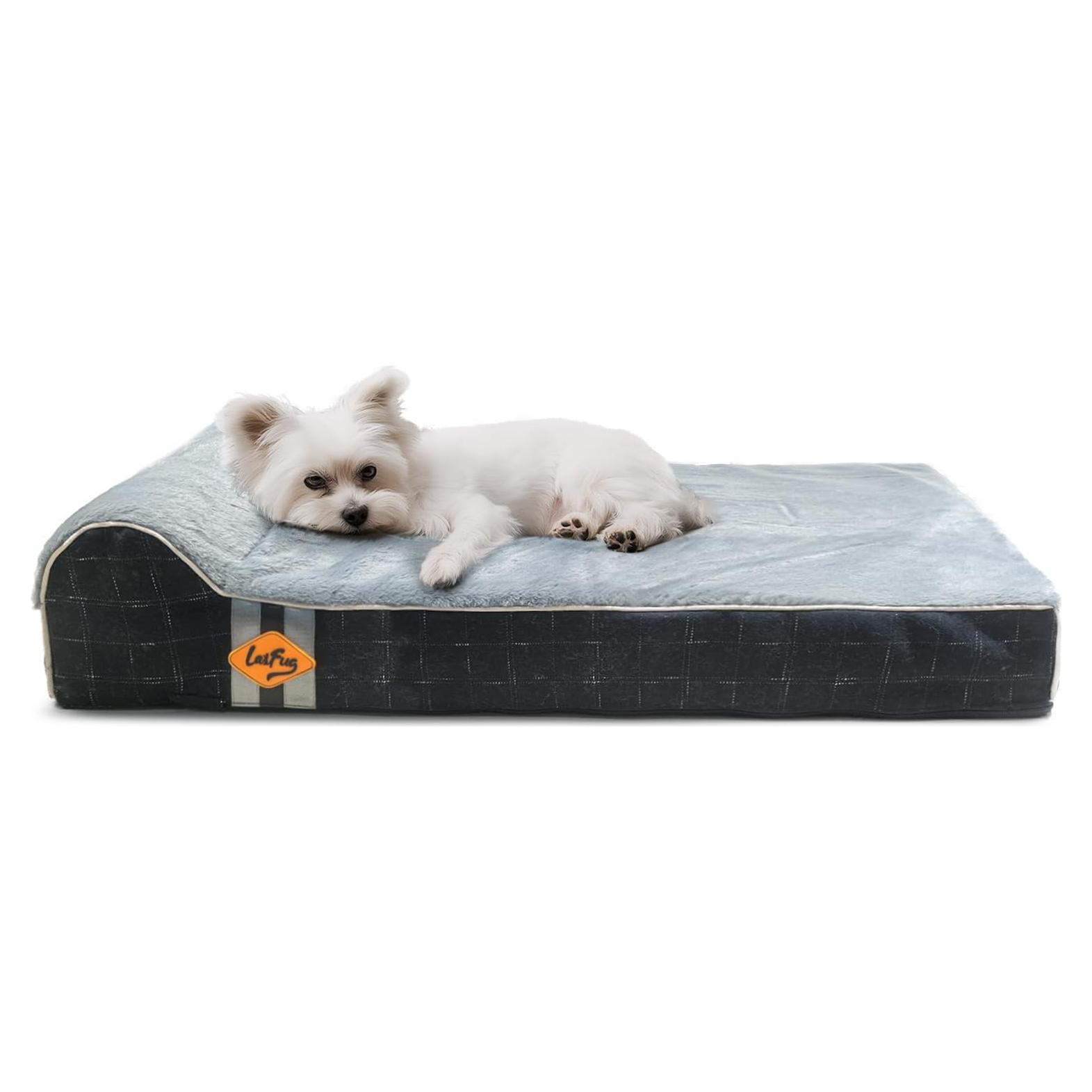 Cama para Perros Laifug Ortopédica Espuma Viscoelástica Grande