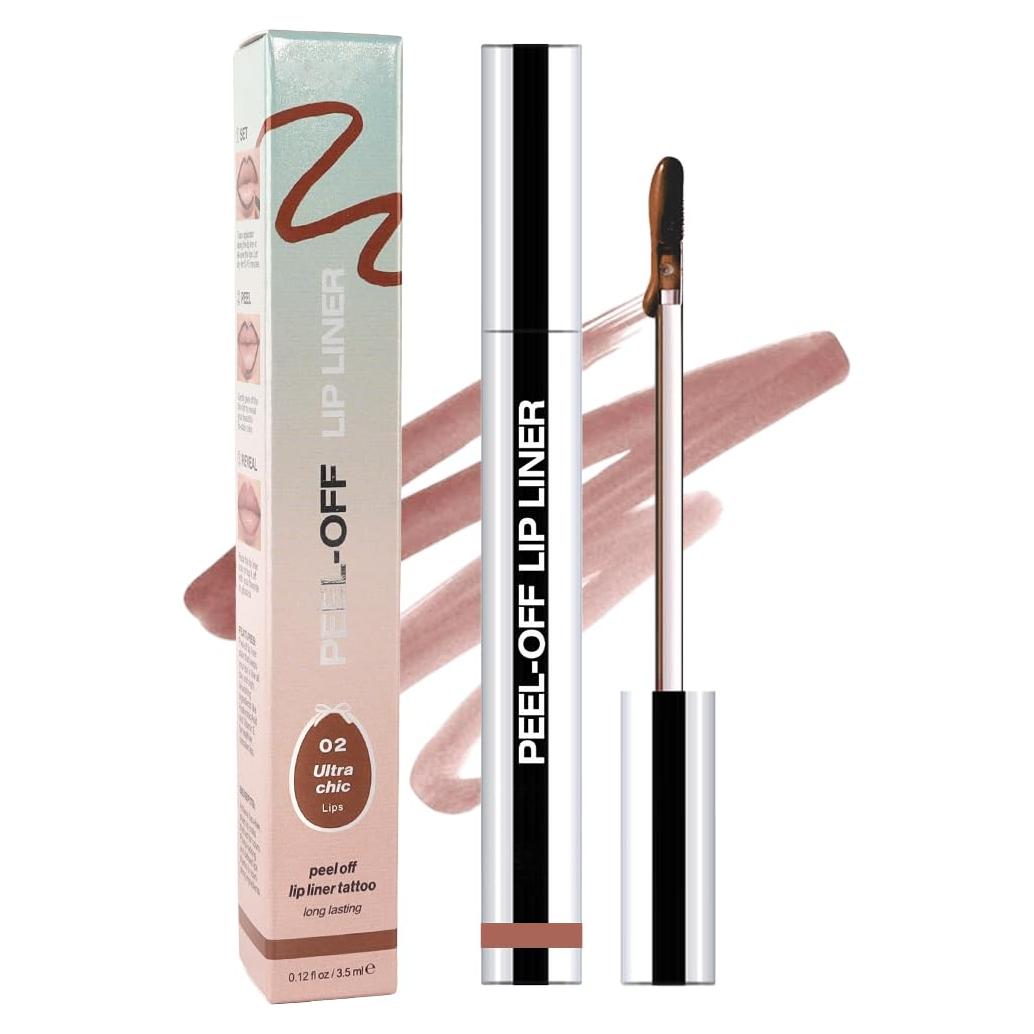 Tinte de Labios Mate Peel Off Hxssll 3.5g Color Marrón #02