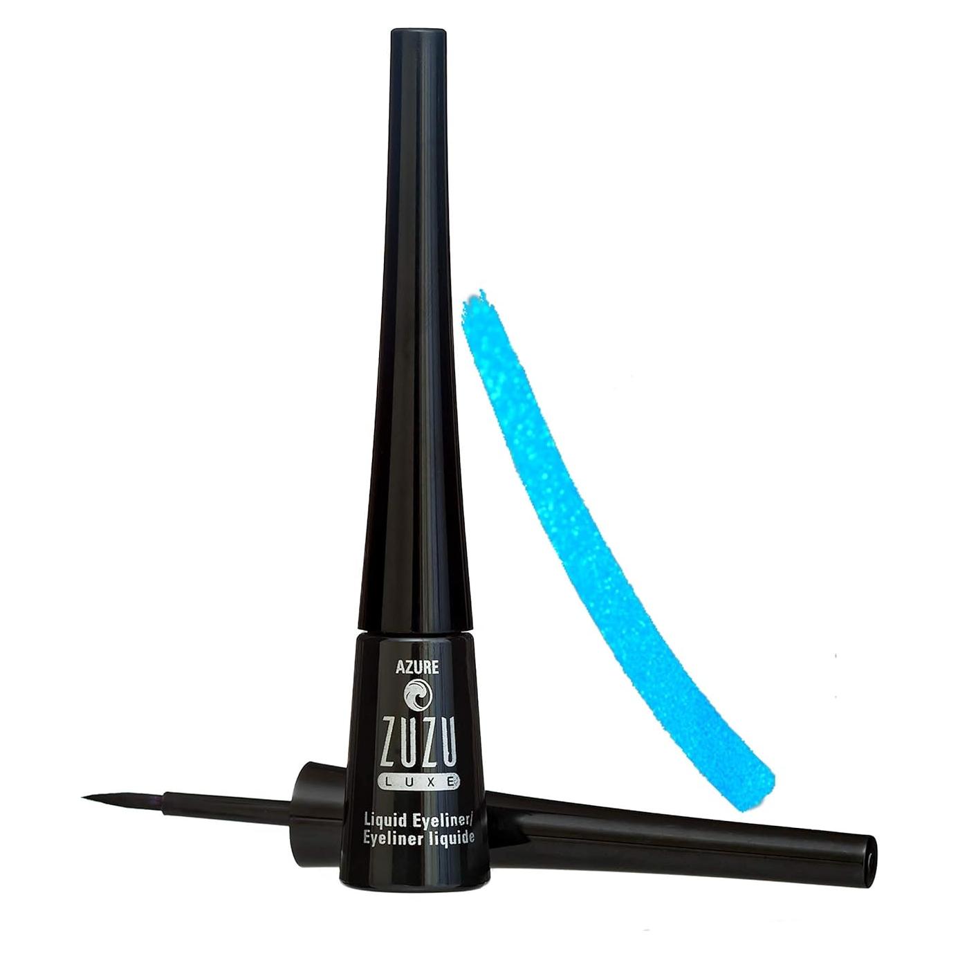 Delineador Líquido Vegano Zuzu Luxe Azul 28.35 g Resistente al Agua