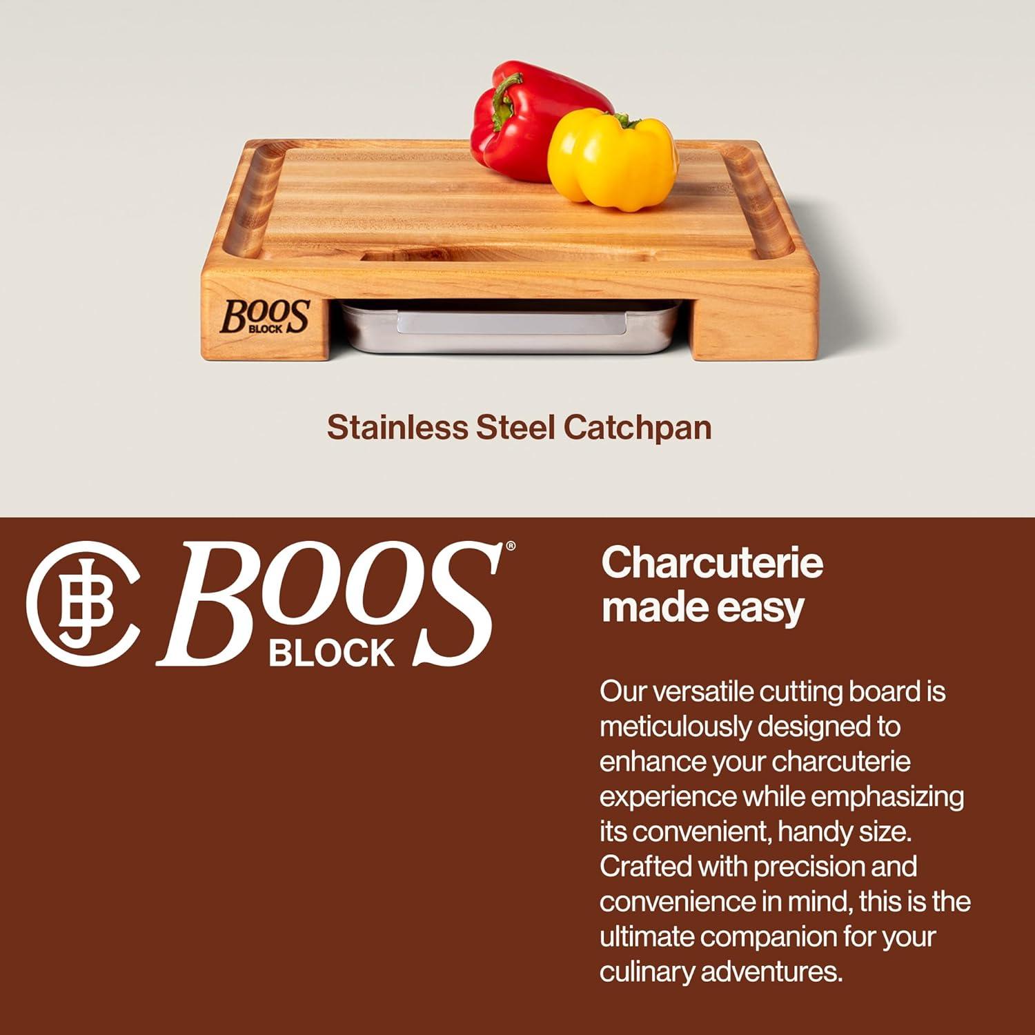 Tabla de Cortar John Boos de Arce 38.1x35.6 cm Reversible