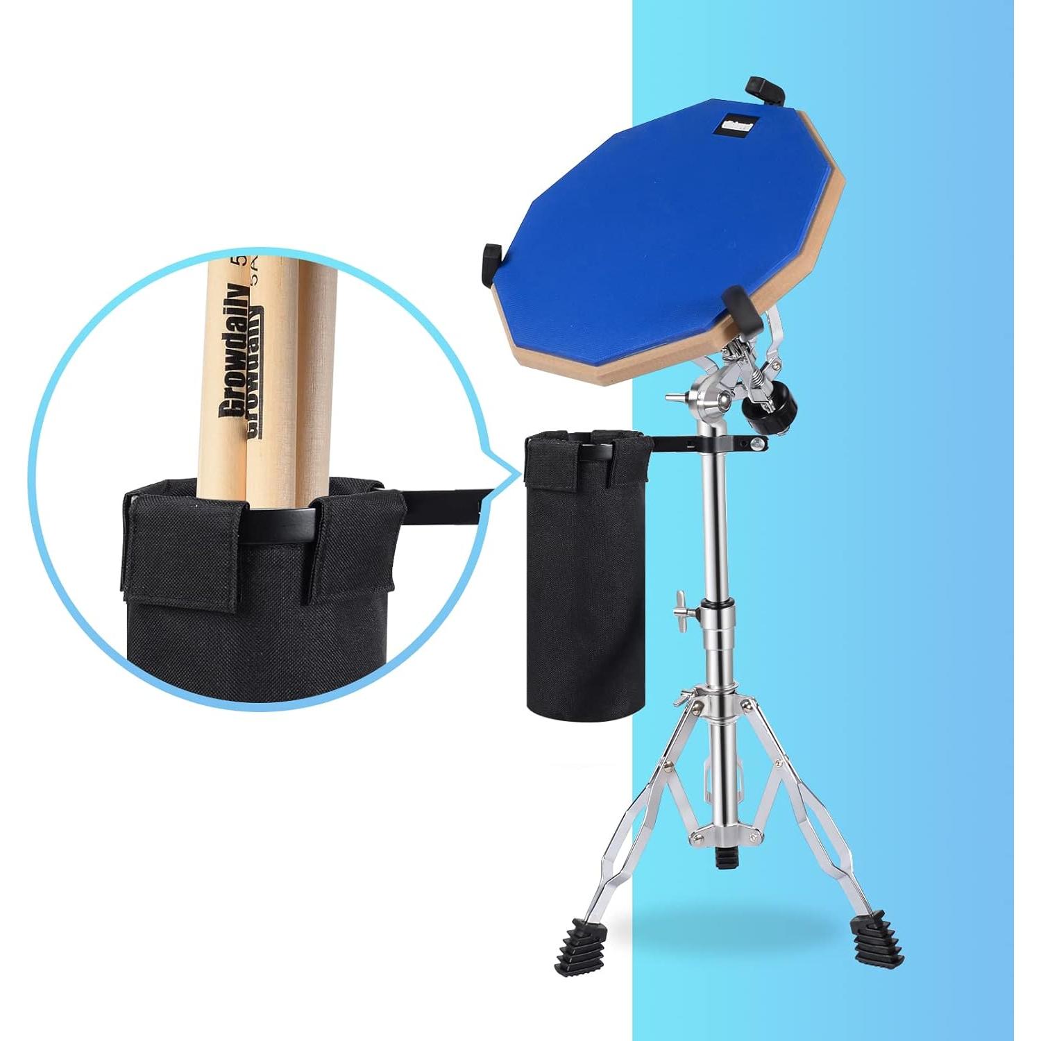 Juego de Pad de Práctica de Tambor GrowDaily 12" Azul