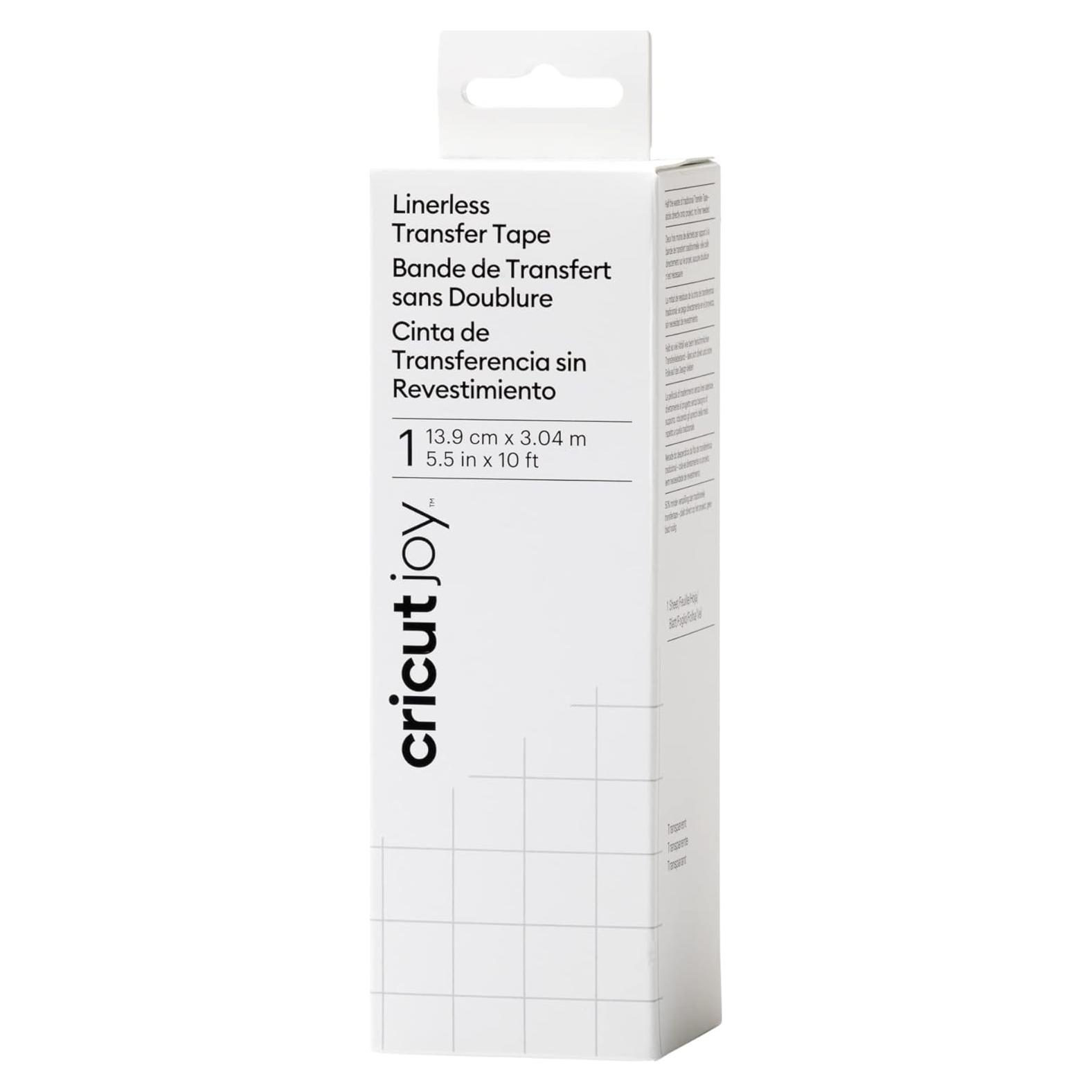 Cinta de Transferencia Sin Forro Cricut Joy 13.9 cm x 3.04 m