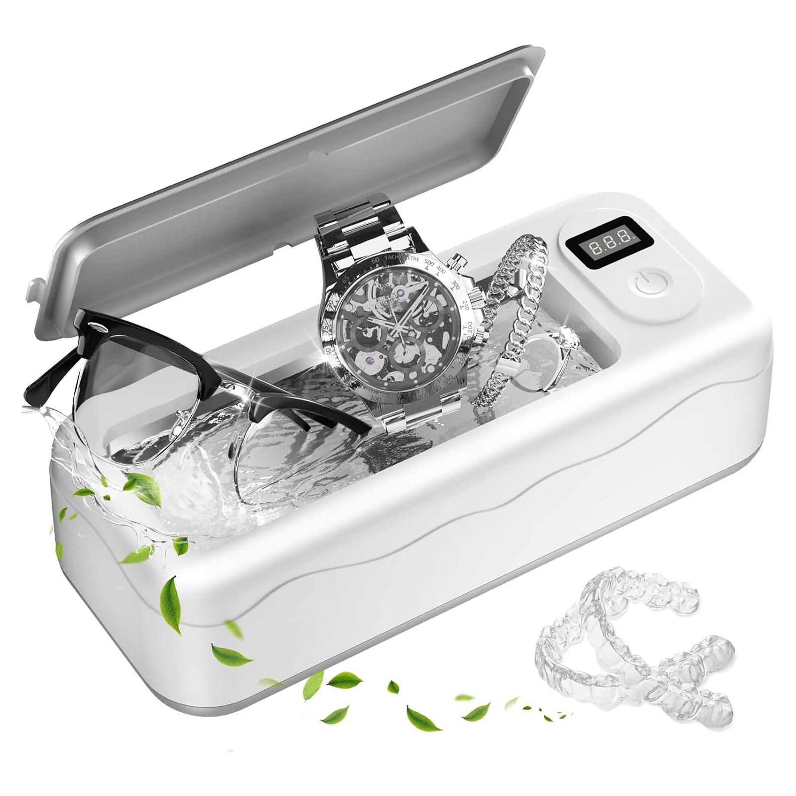 Limpiador Ultrasónico de Joyas GUPOQIGU 600ml Acero Inoxidable