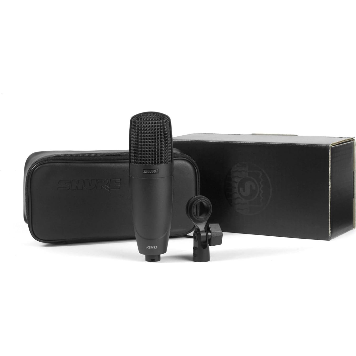 Micrófono de Condensador Cardioide Shure KSM32 - Carbón
