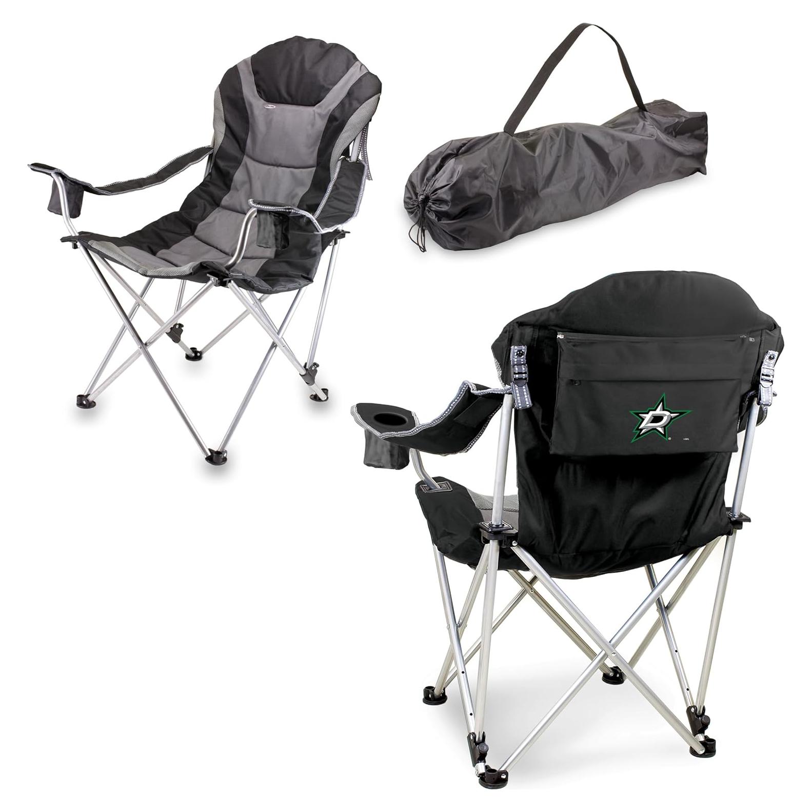 Silla de Camping Reclinable Picnic Time NHL Anaheim Ducks