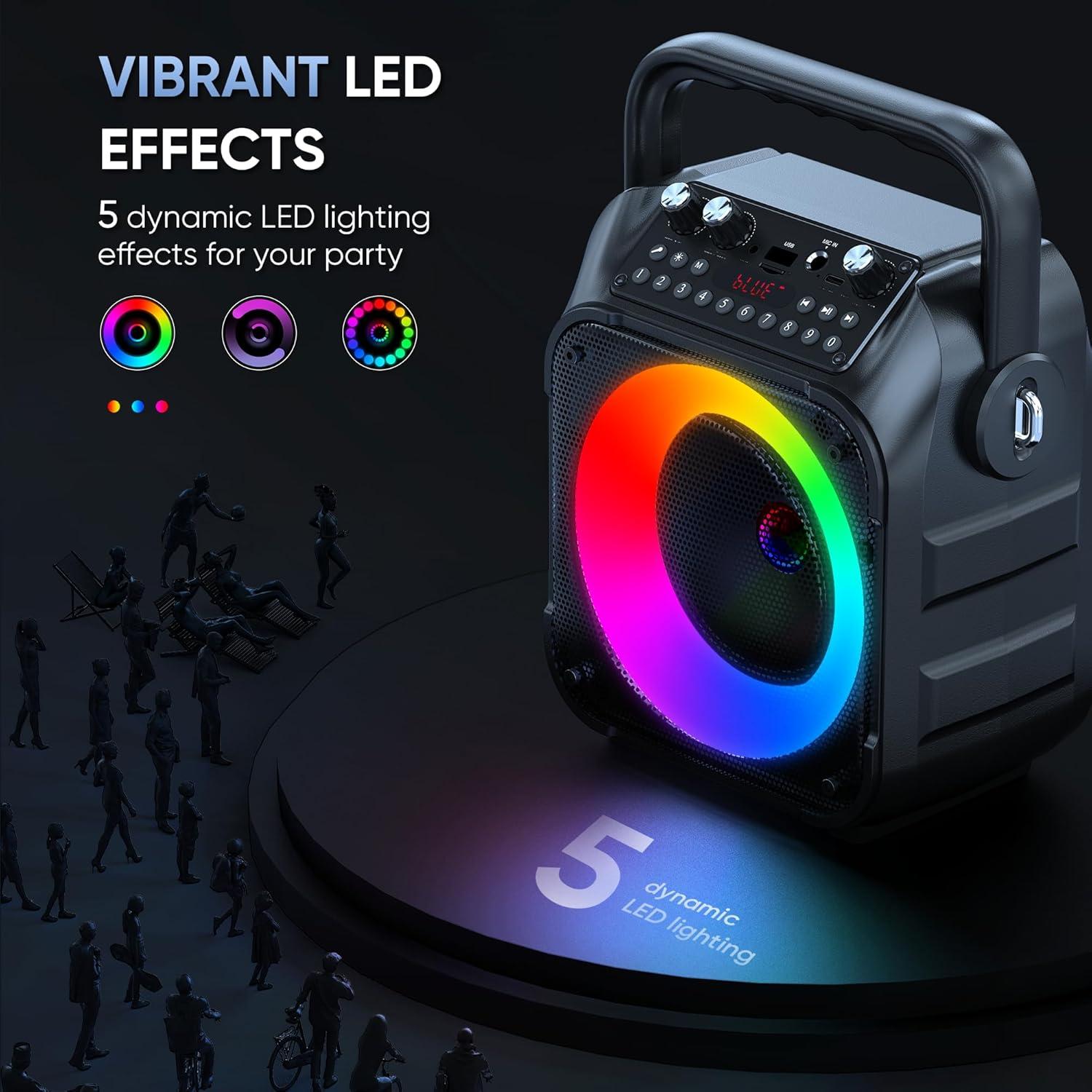 Máquina de Karaoke CYY K9M Bluetooth 15W con 2 Micrófonos