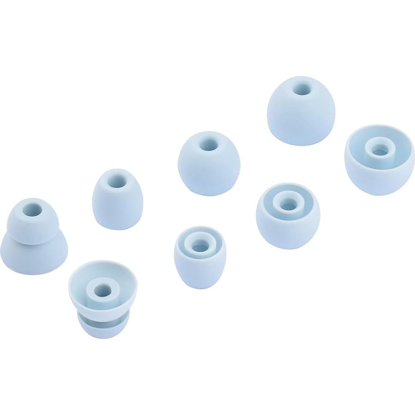 Puntas de Silicona para Auriculares Beats - 4 Pares Azul Bebé