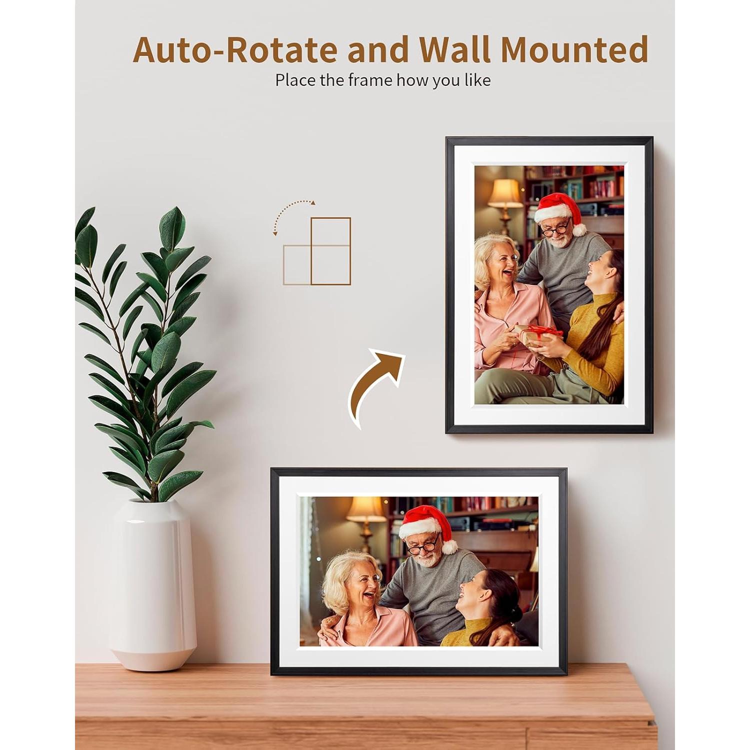 Marco Digital WiFi 10.1" Frameo Pantalla Táctil HD 32GB