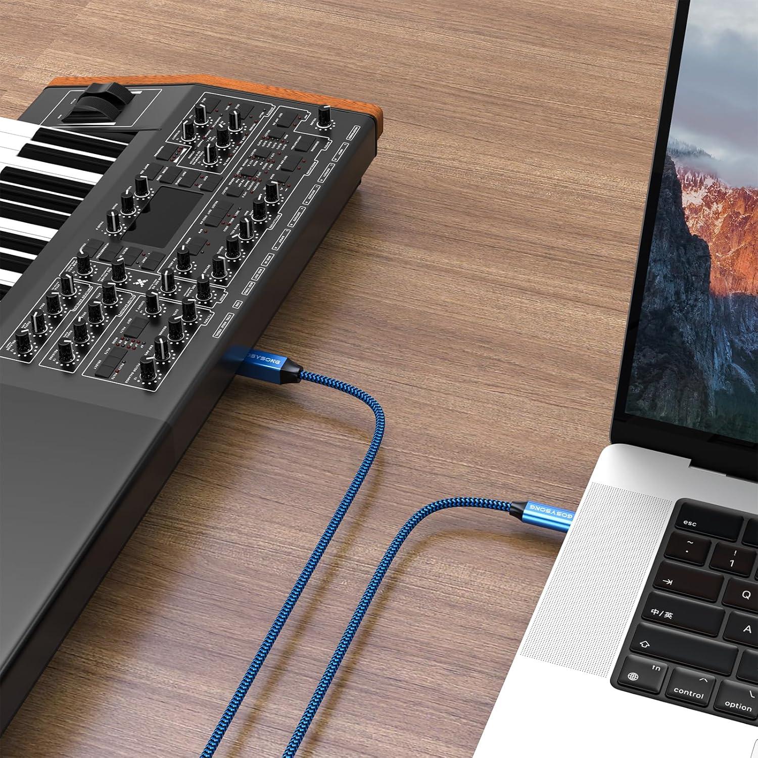 Cable de impresora USB C a B GOSYSONG 0.91m Alta Velocidad