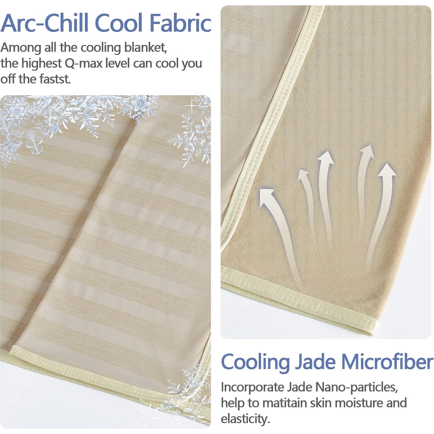 Manta Refrigerante Guohaoi 60x90 cm Q-Max >0.5 Beige