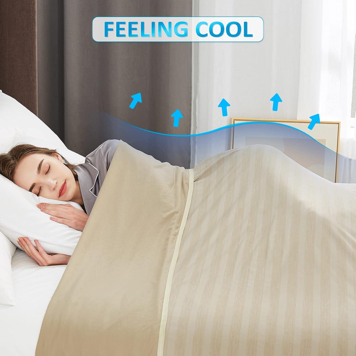 Manta Refrigerante Guohaoi 60x90 cm Q-Max >0.5 Beige