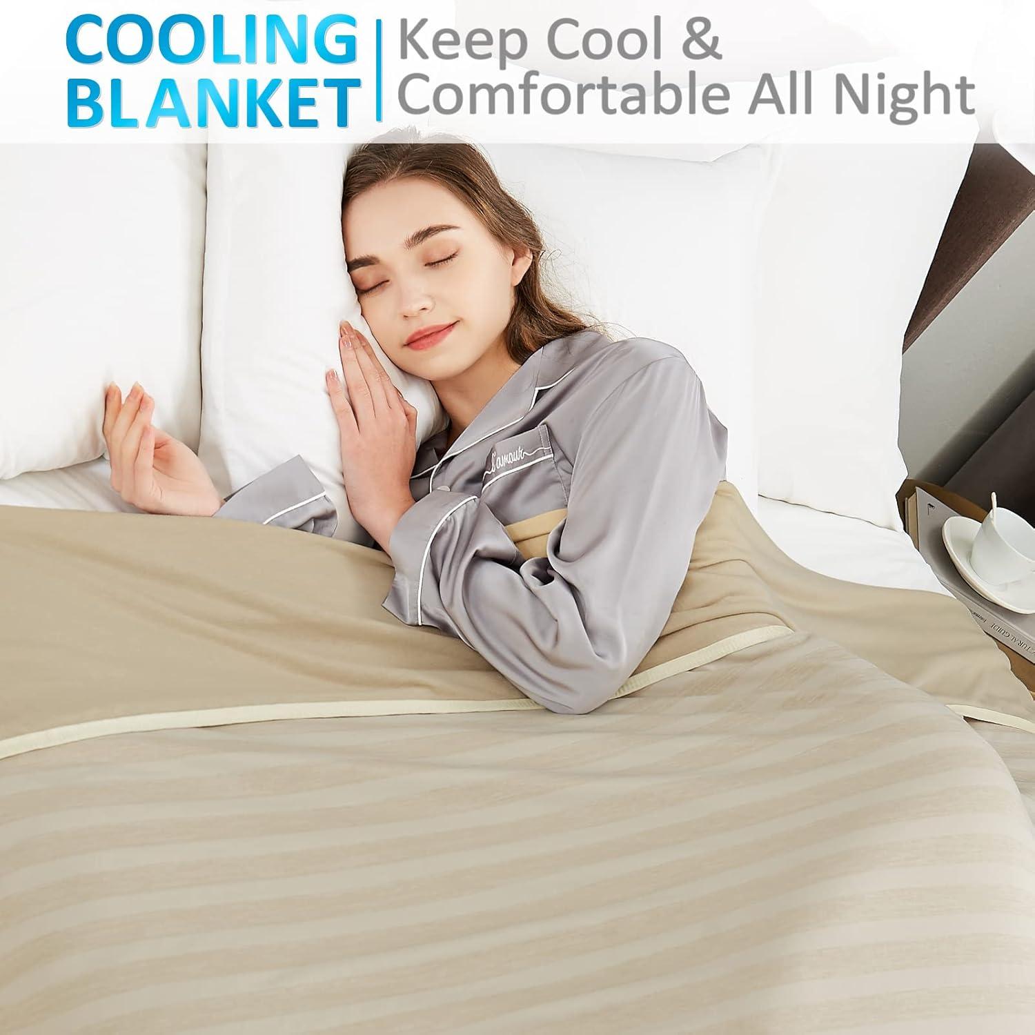 Manta Refrigerante Guohaoi 60x90 cm Q-Max >0.5 Beige